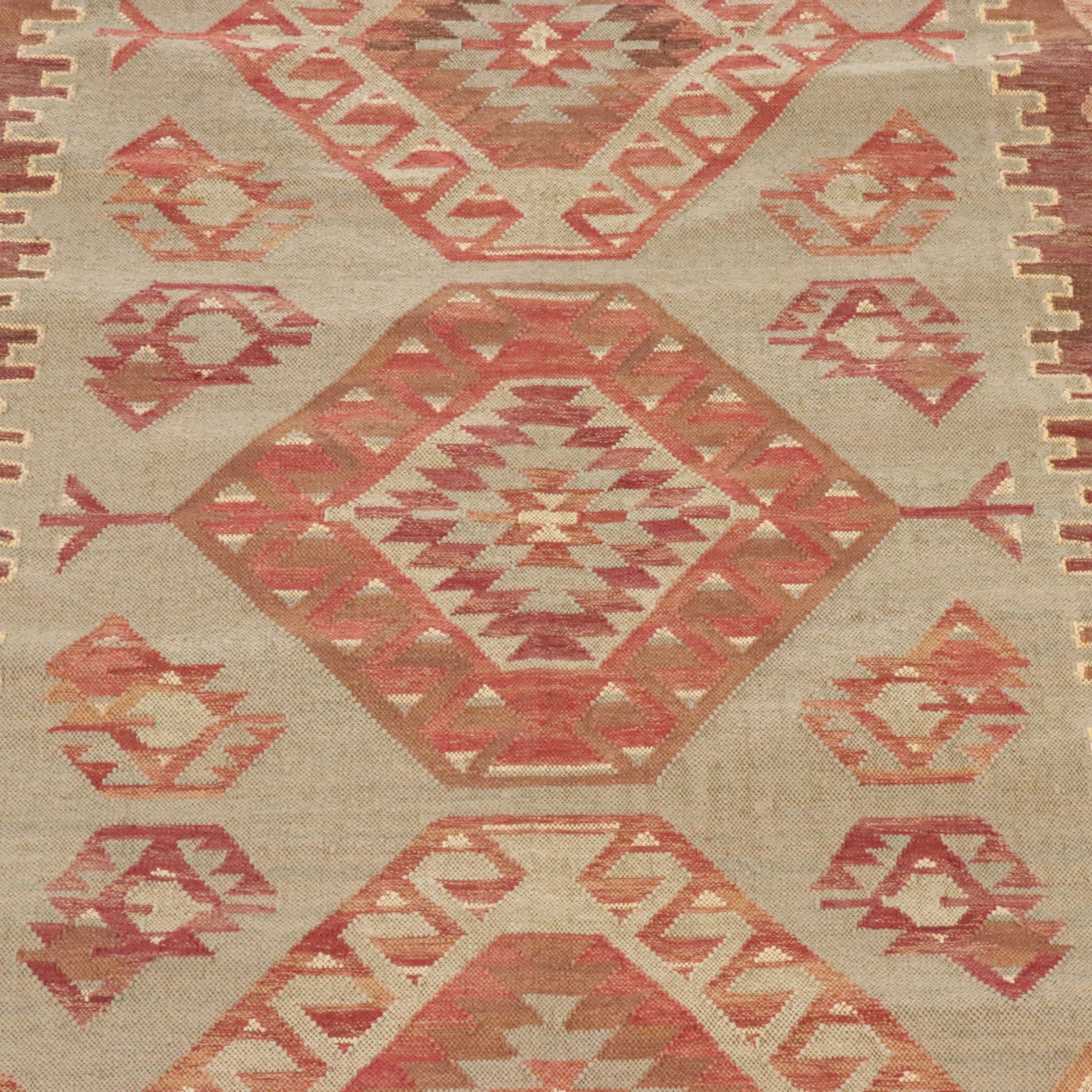 5'2 x 8'7 Handwoven Pottery Barn "Damen Kilim" Area Rug