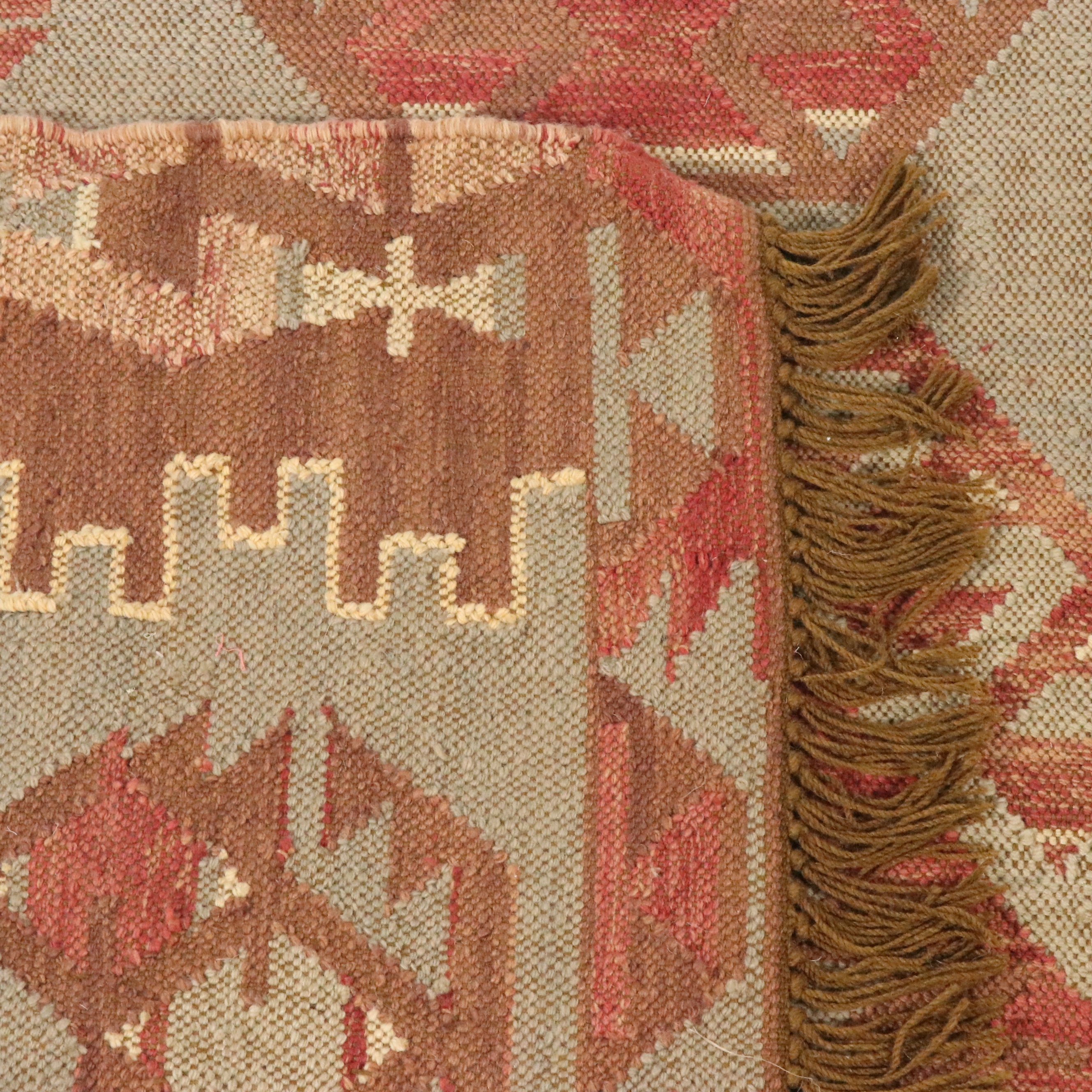 5'2 x 8'7 Handwoven Pottery Barn "Damen Kilim" Area Rug