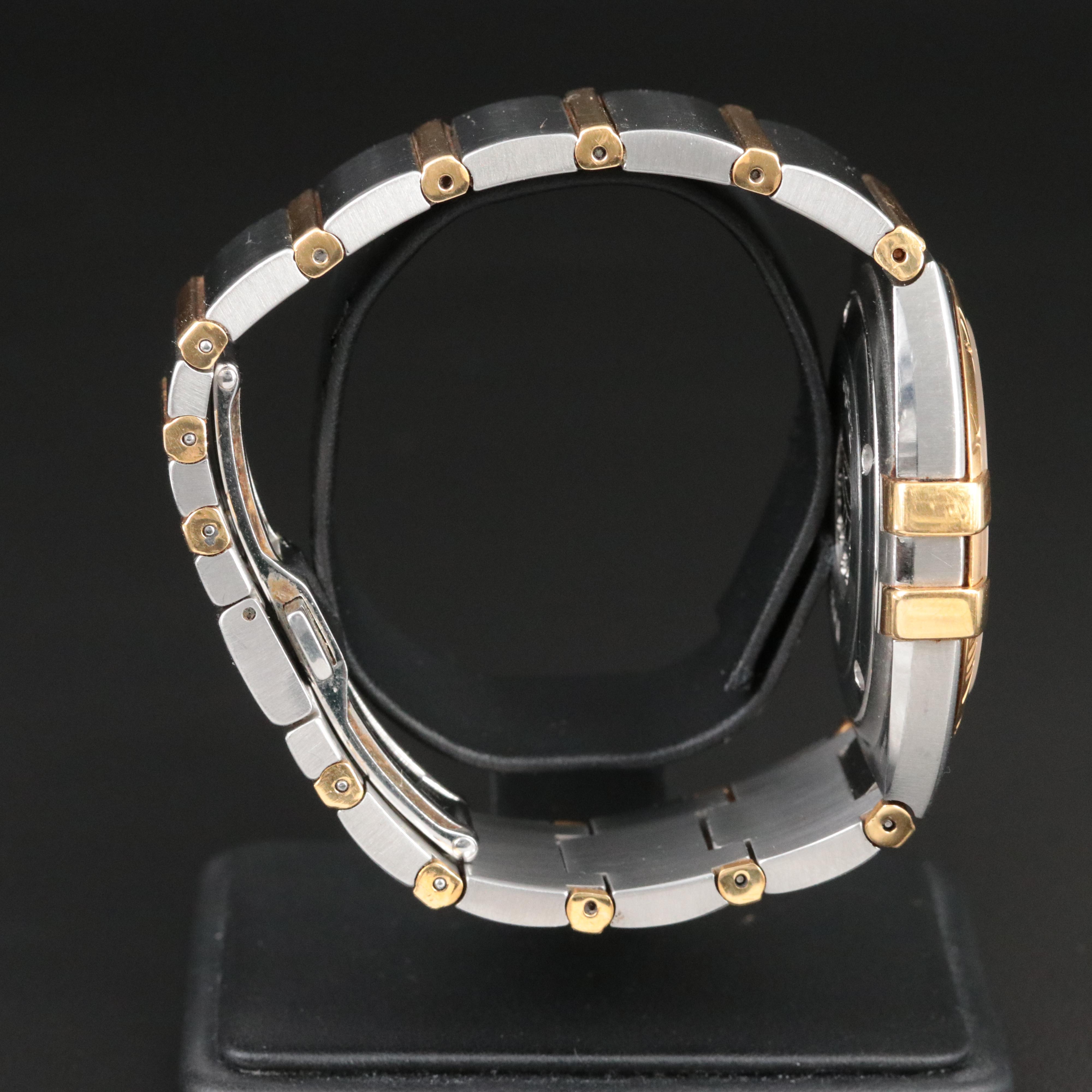 18K & Stainless Steel Omega Constellation Double Eagle Perpetual Calendar Watch