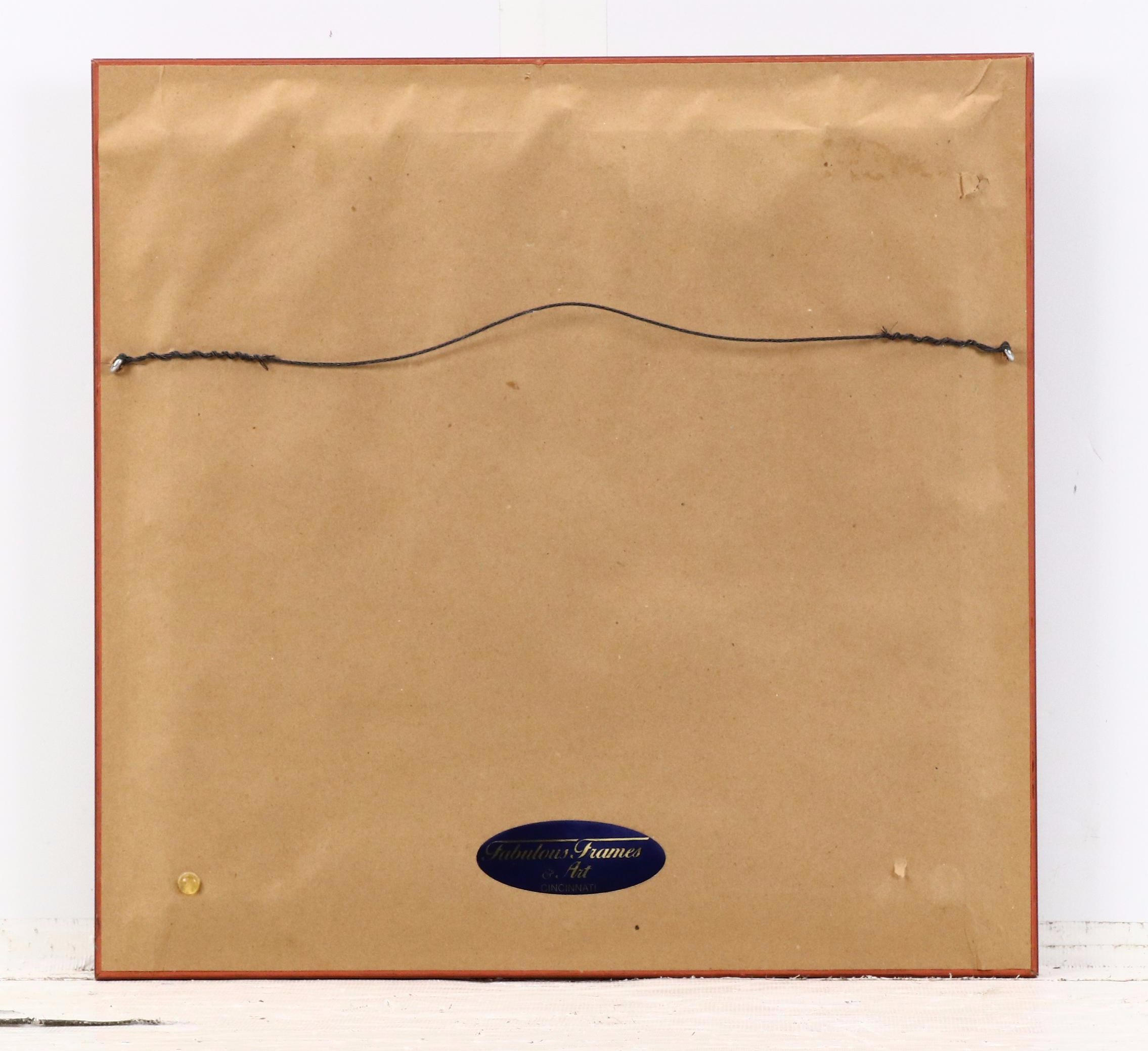 Woven Tapestry with Children in Garden, 20th Century