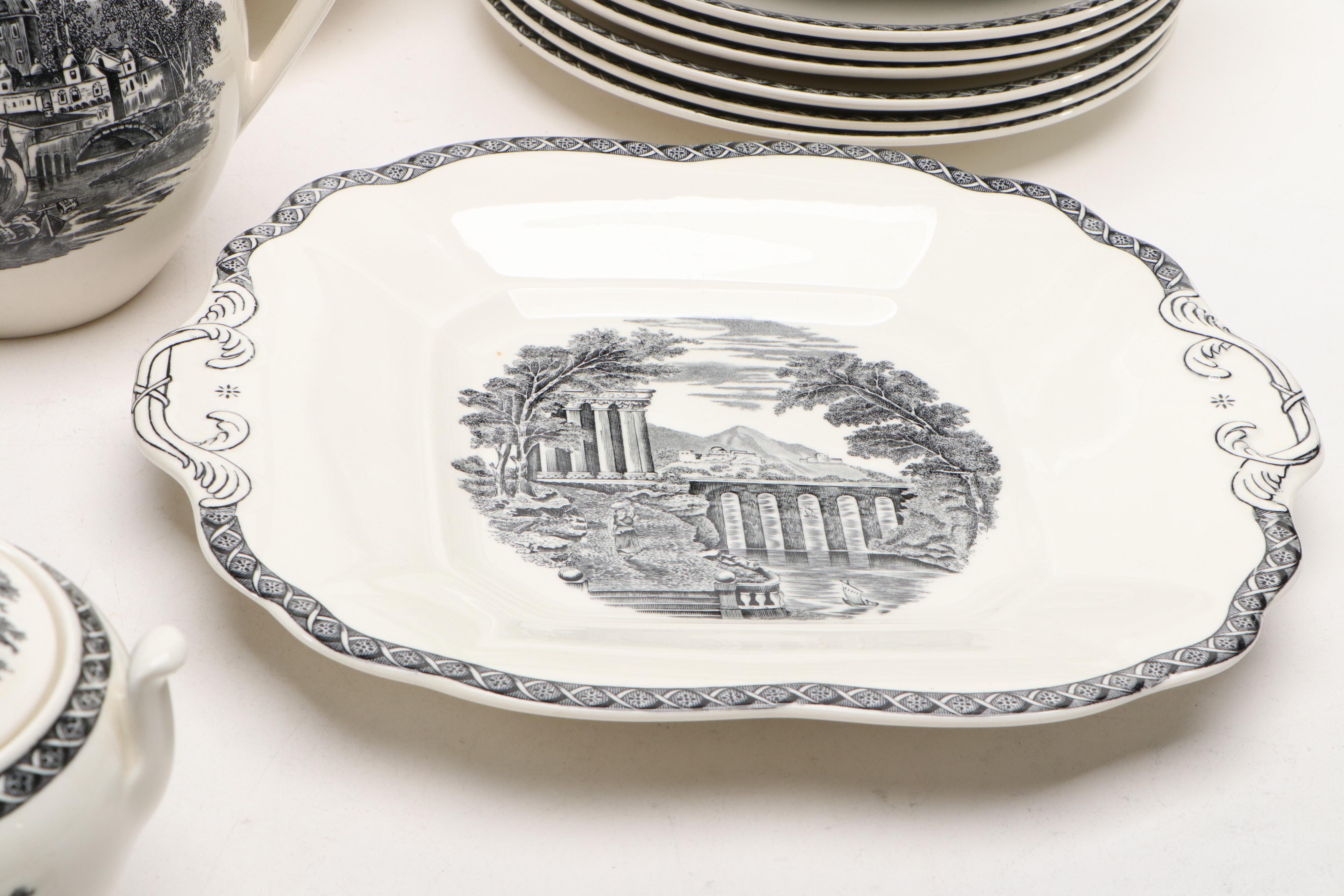 Wedgwood "Lugano" Ceramic Dinnerware, Late 20th Century