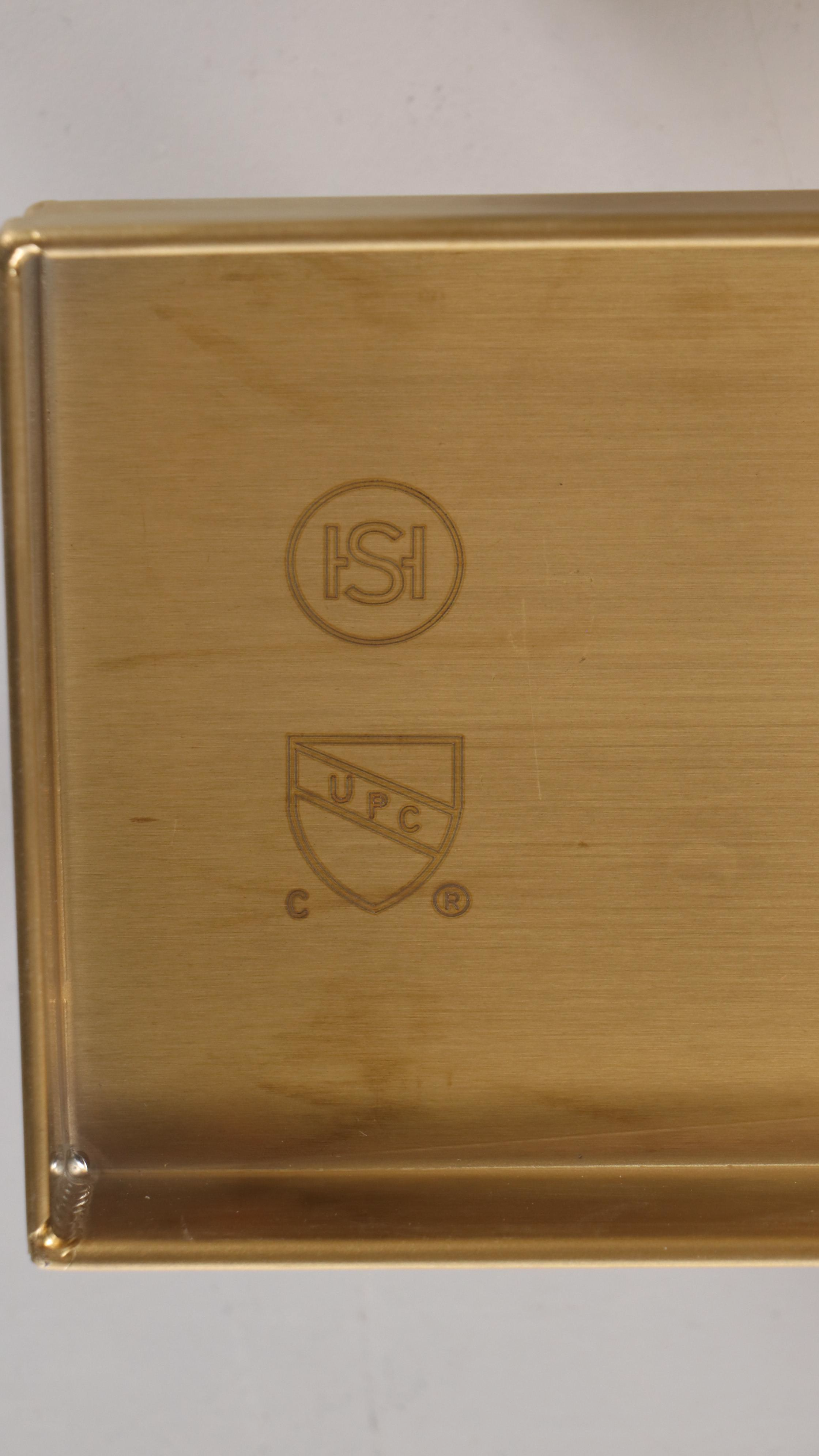 Polished Brass Finish Linear and Linear Tile-In Shower Drains