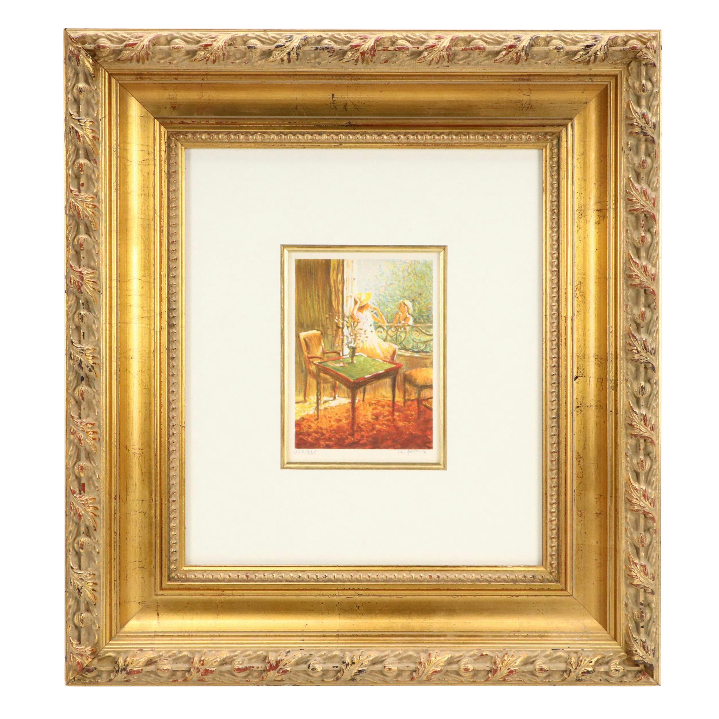 Claude Fossoux Lithograph "Petit Suite 4," 1990