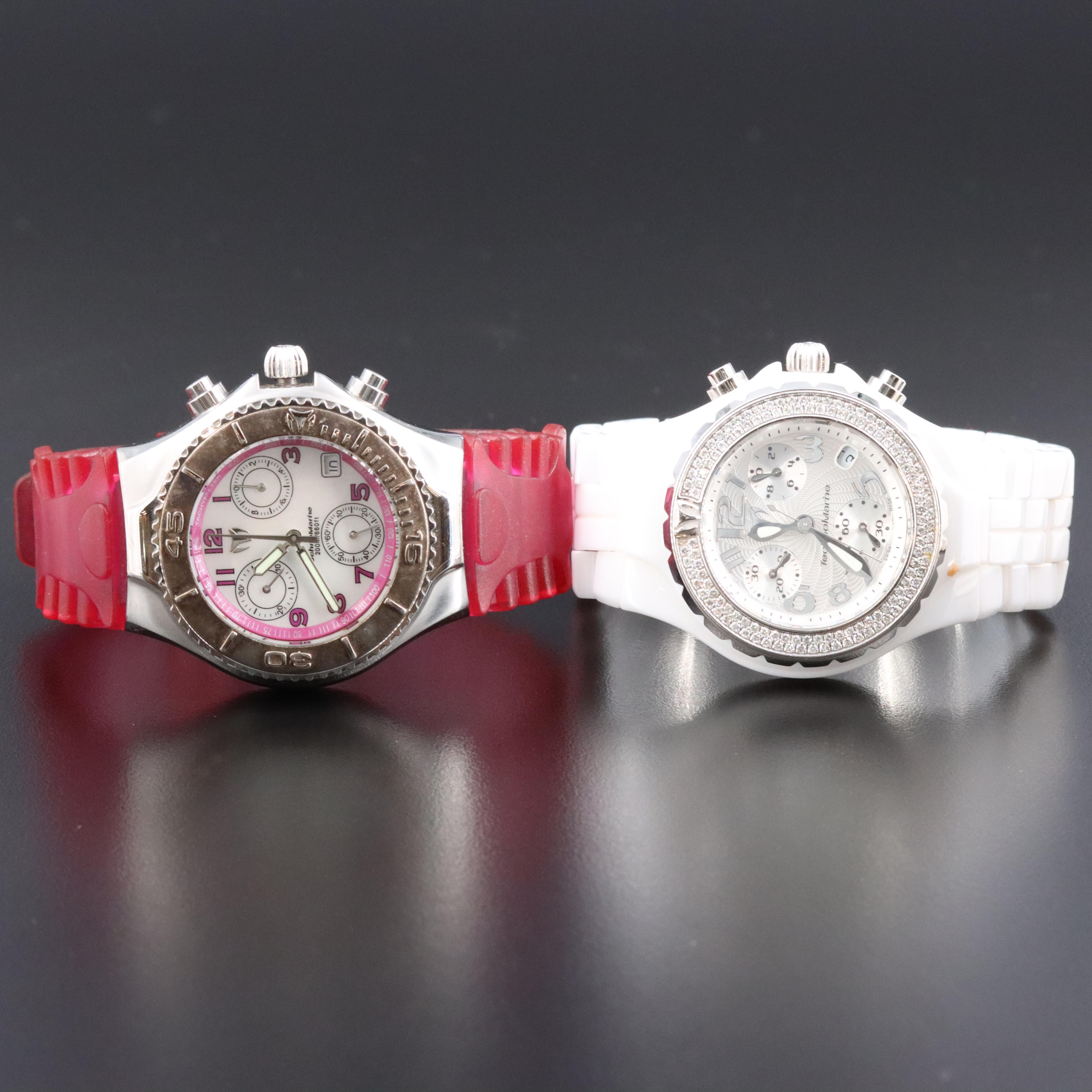 TechnoMarine Ceramic & Steel Chronograph Quartz Watches