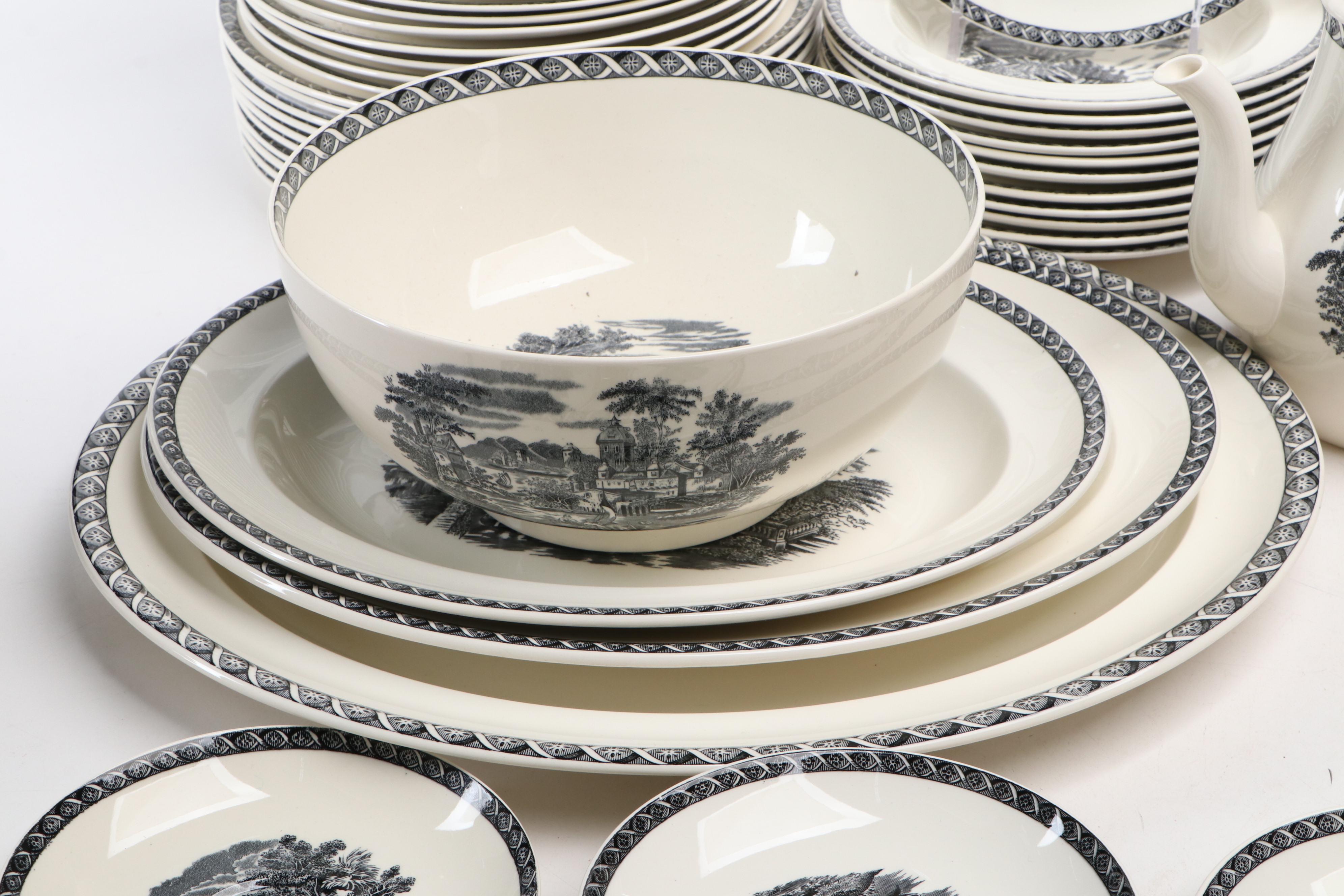 Wedgwood "Lugano" Ceramic Dinnerware, Late 20th Century