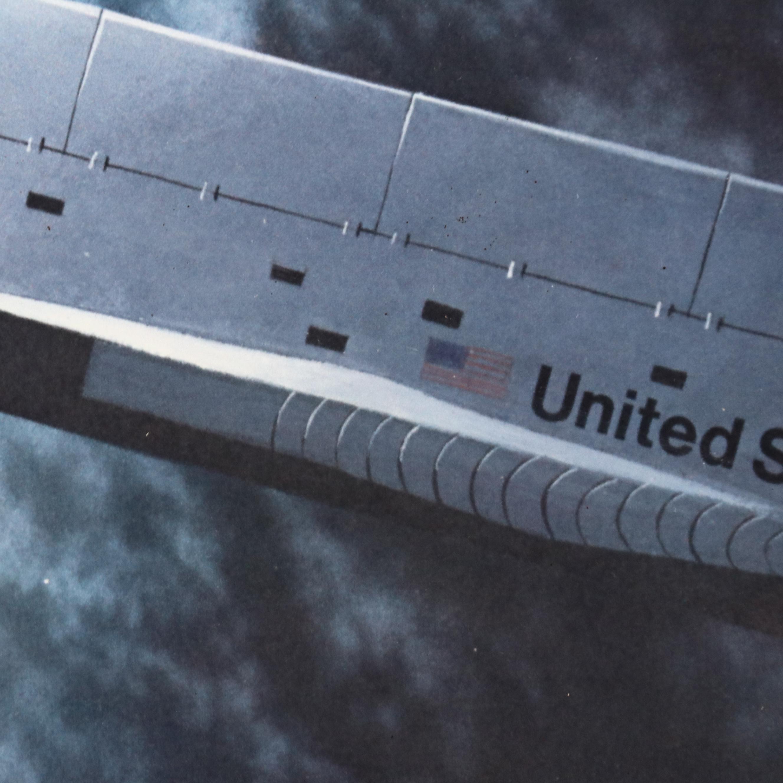 Leroy Williams Offset Lithograph of NASA Space Shuttle, 1979