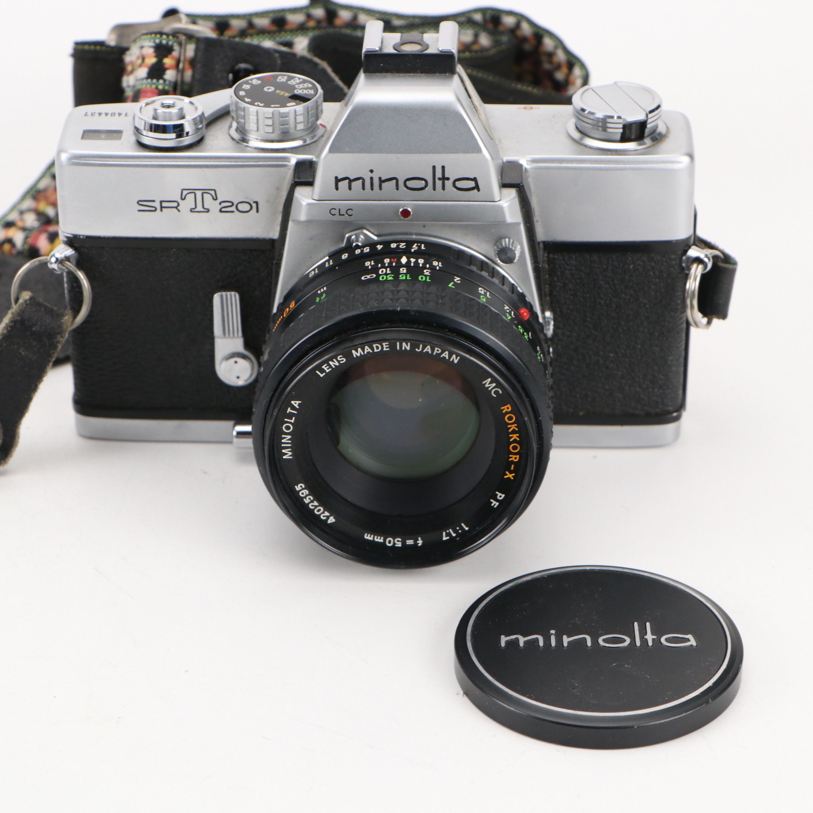 Canon PowerShot Digital Camera with Minolta XG-M and SRT201 Cameras