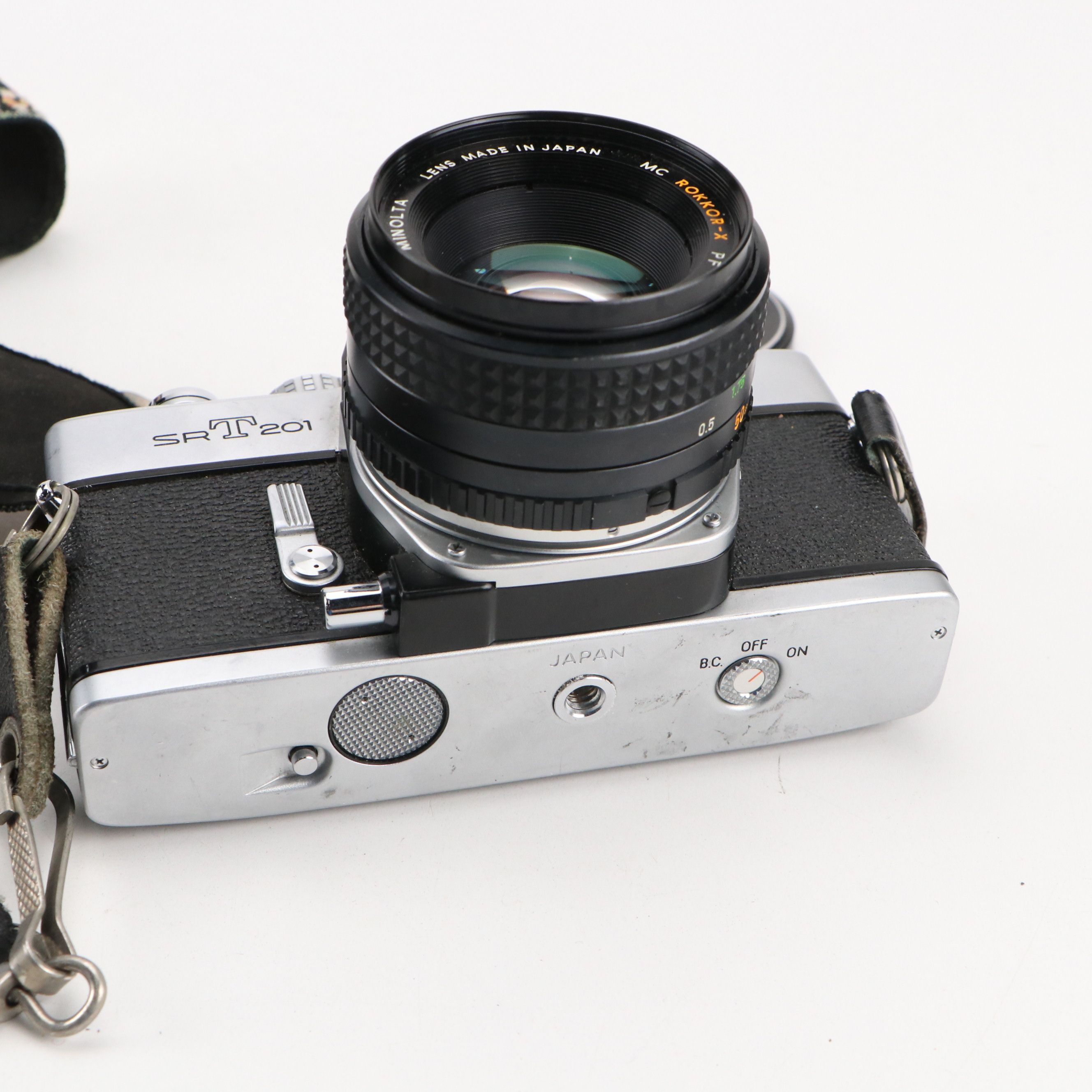 Canon PowerShot Digital Camera with Minolta XG-M and SRT201 Cameras