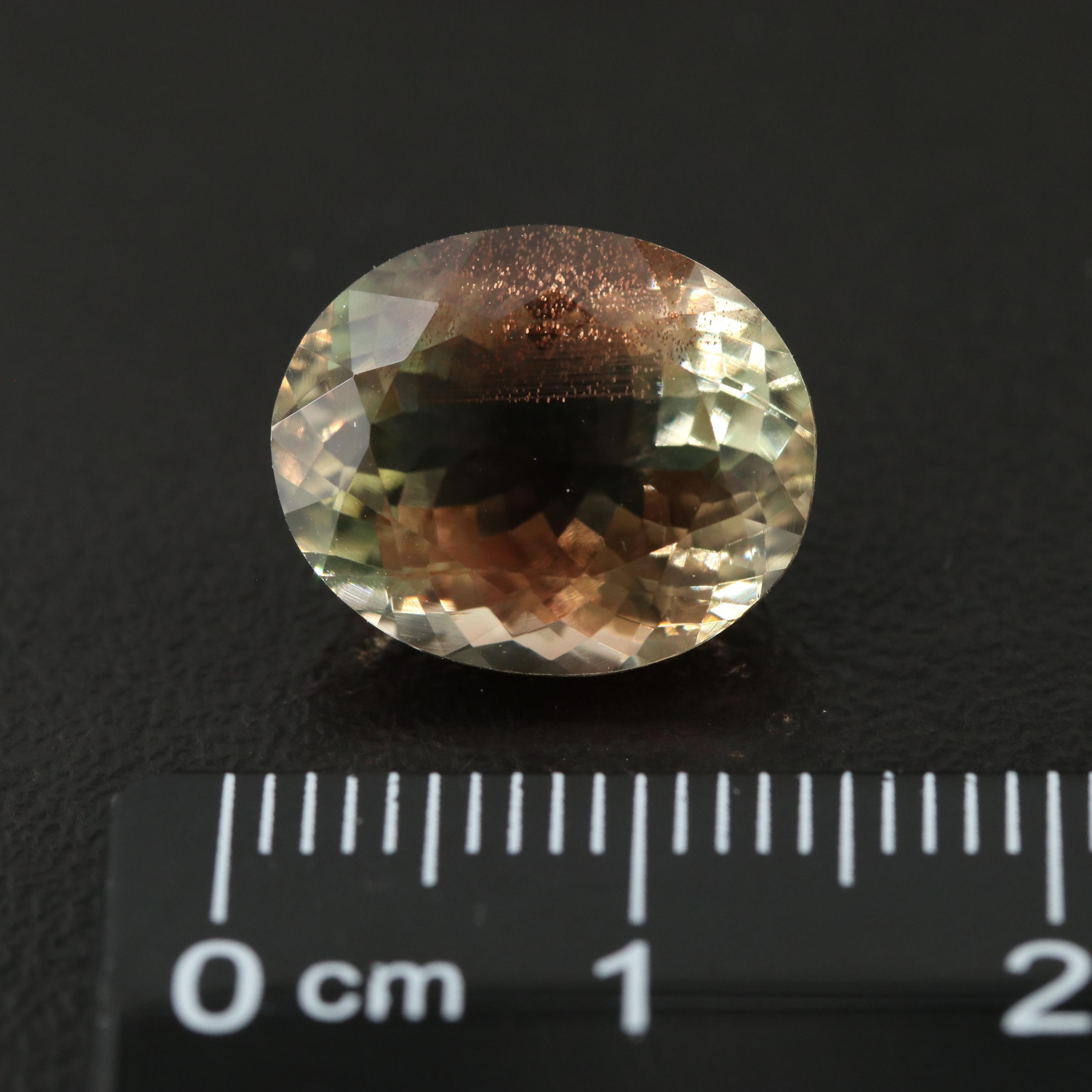 Loose 6.39 CT Sunstone with IGI Report