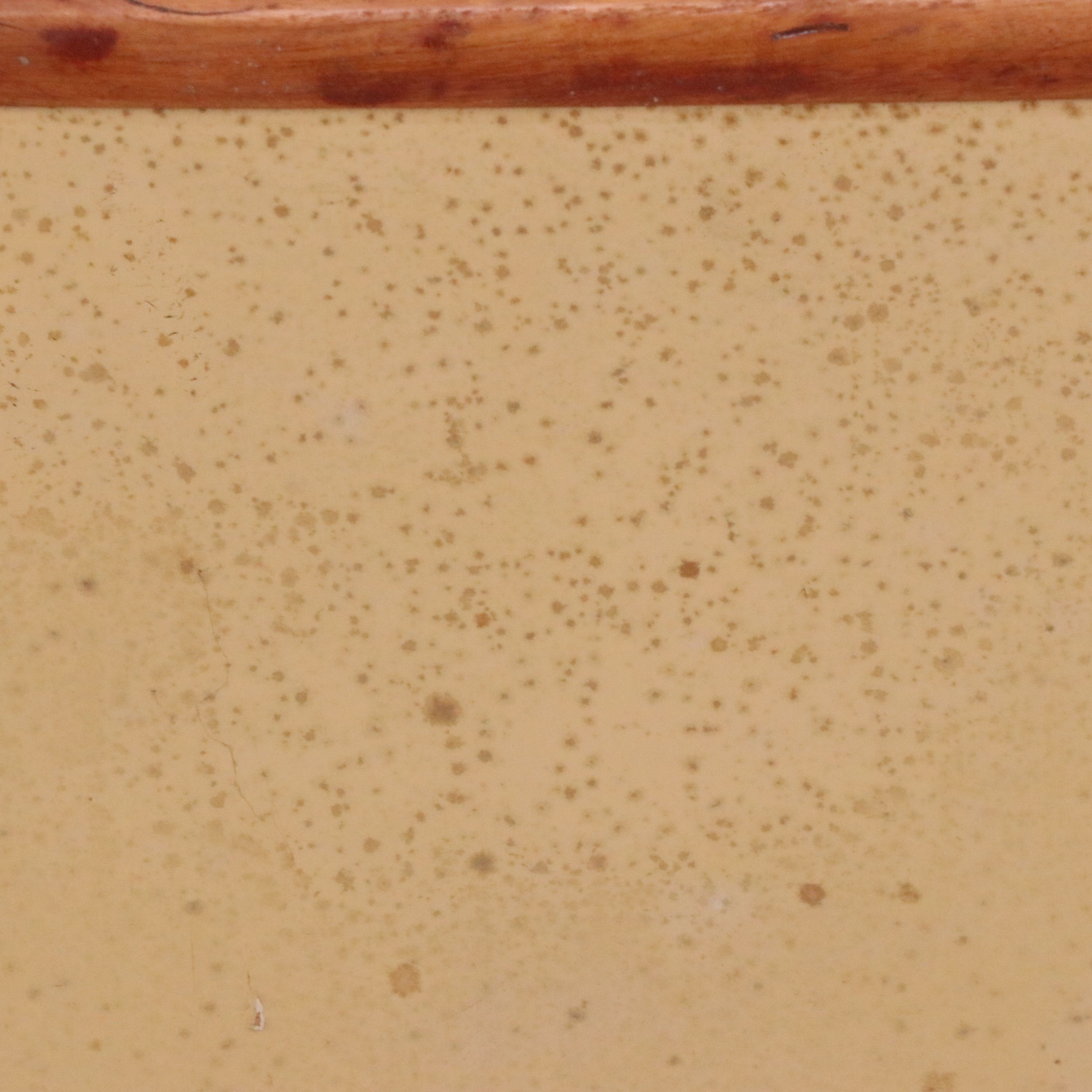 Parcel-Painted Wood Storage Bench, 20th Century