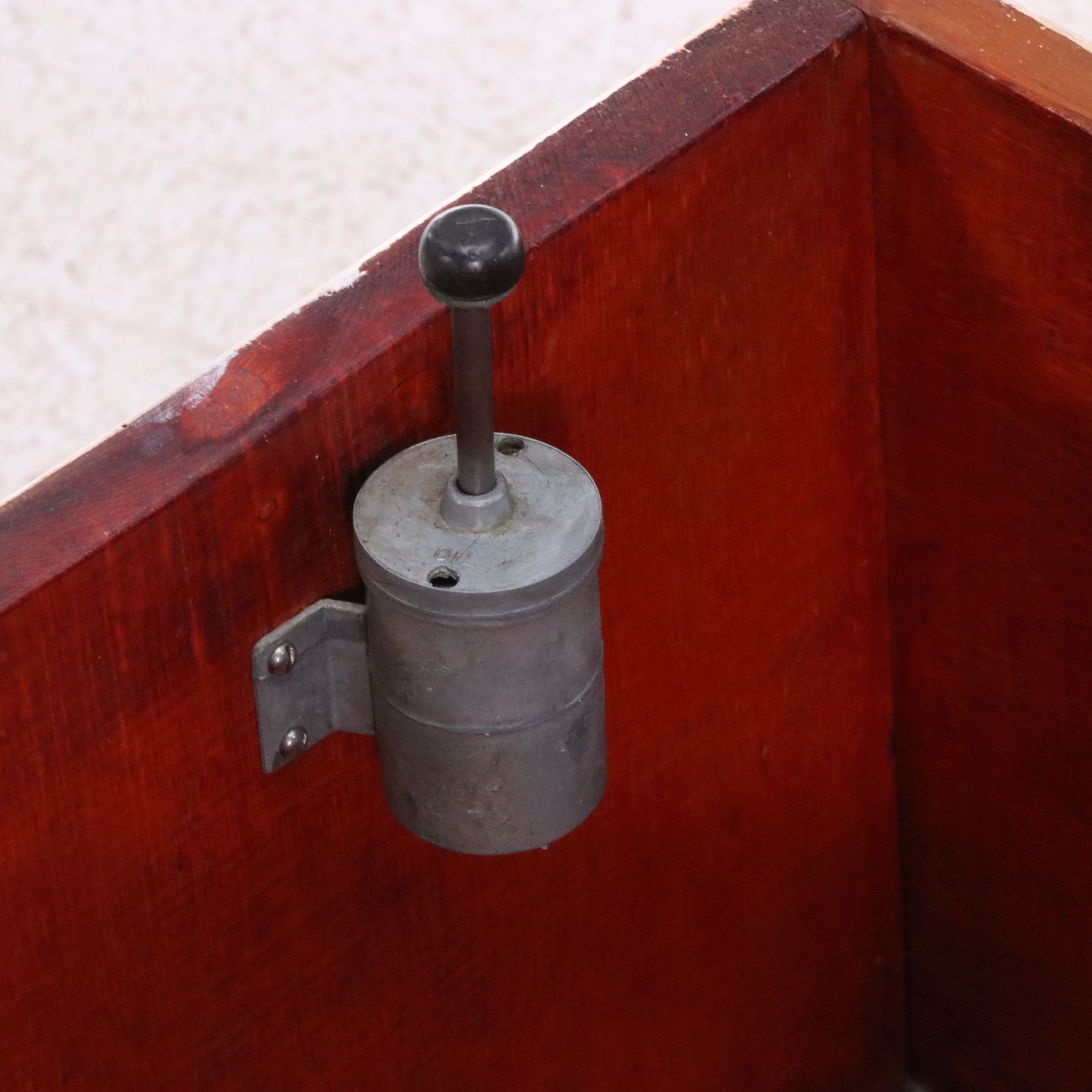 Parcel-Painted Wood Storage Bench, 20th Century
