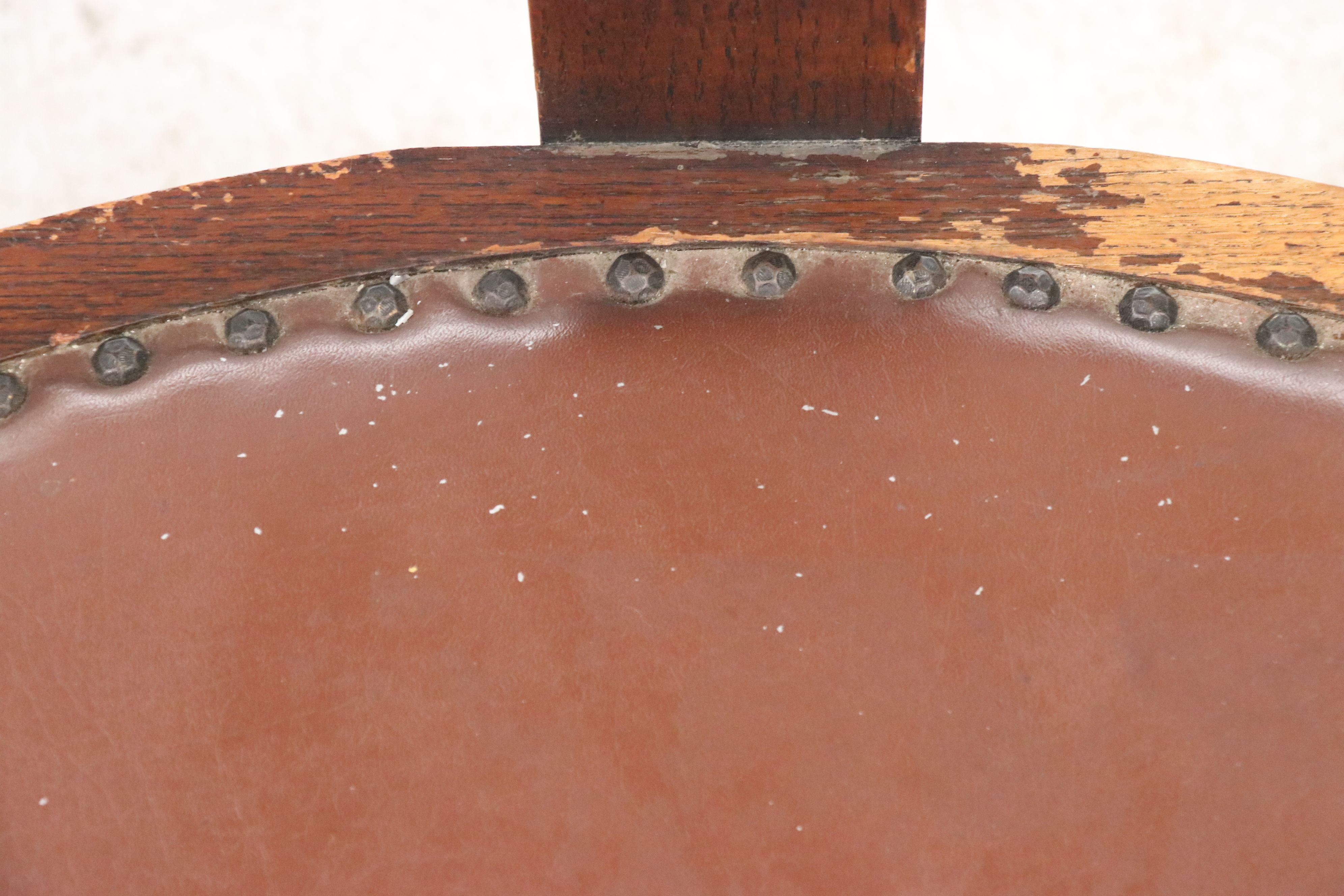 Arts and Crafts Oak Game Table with Chairs