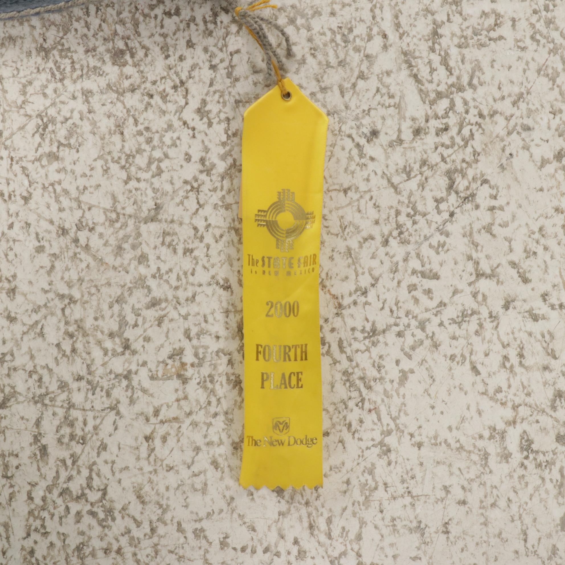 1'11 x 2'6 Handwoven Navajo Tree of Life Accent Rug