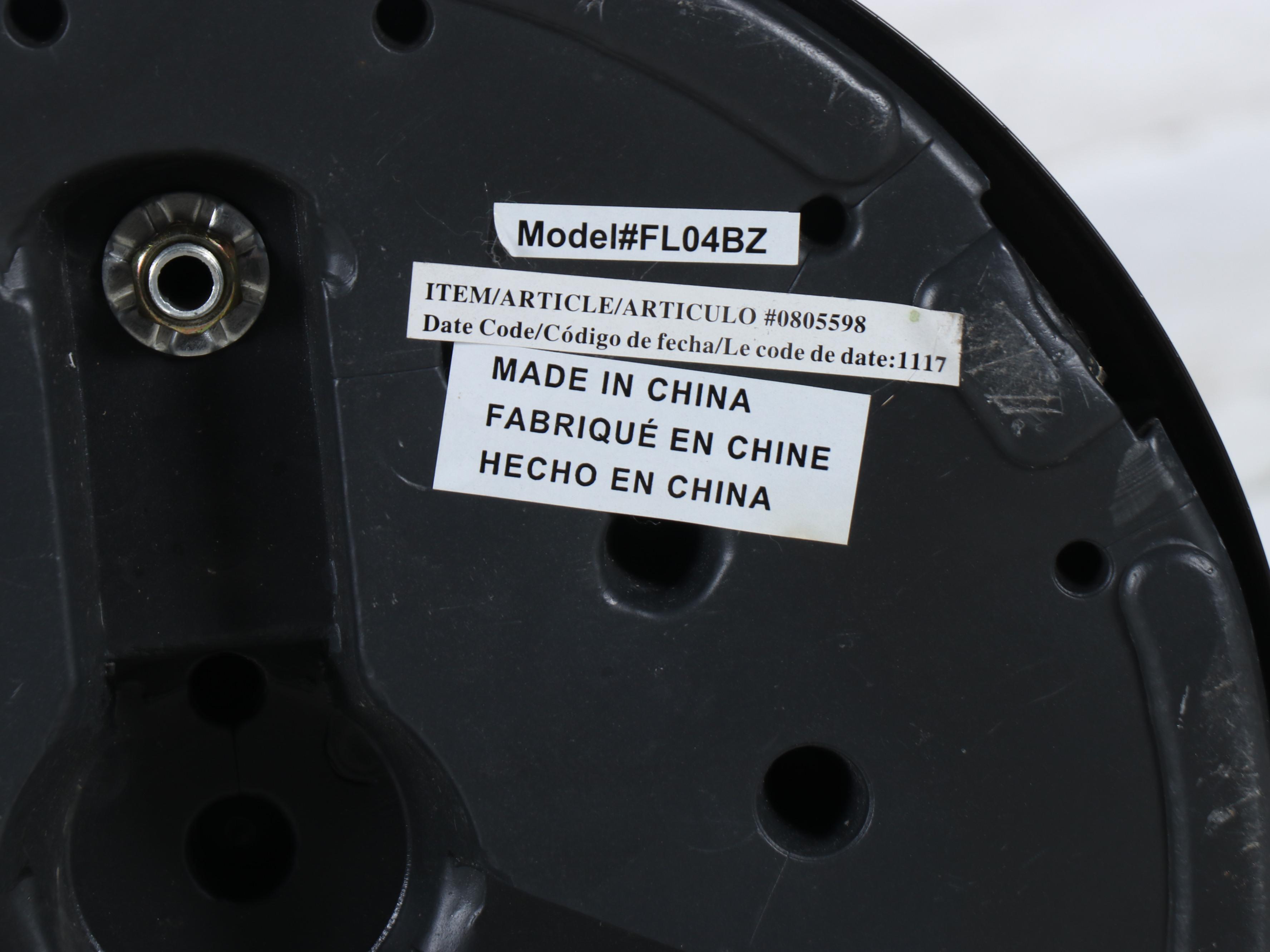 allen + roth "Latchbury" Oil Rubbed Bronze 3-Tier Floor Lamp with Glass Shades