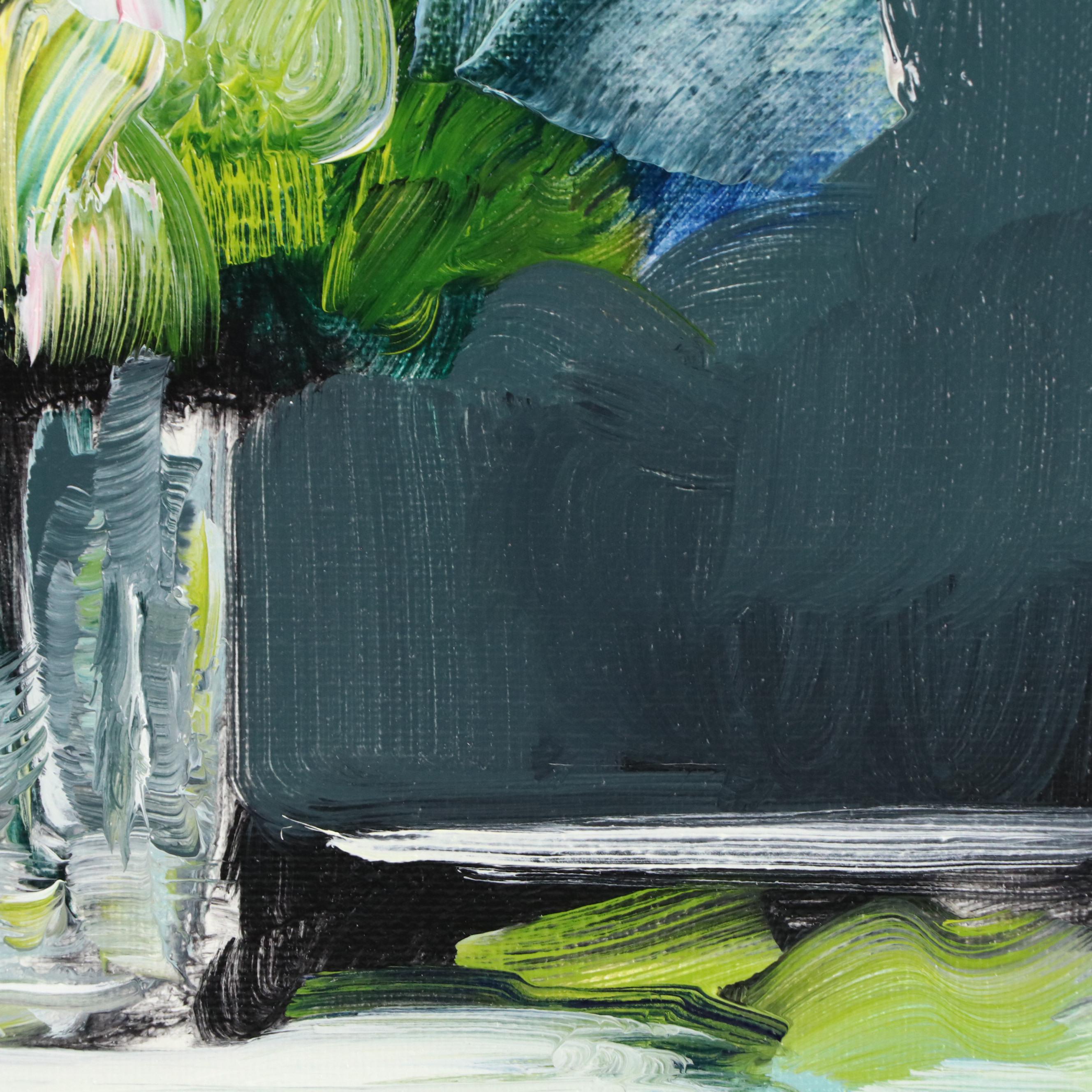 José M. Lima Floral Still Life Oil Painting, 2025