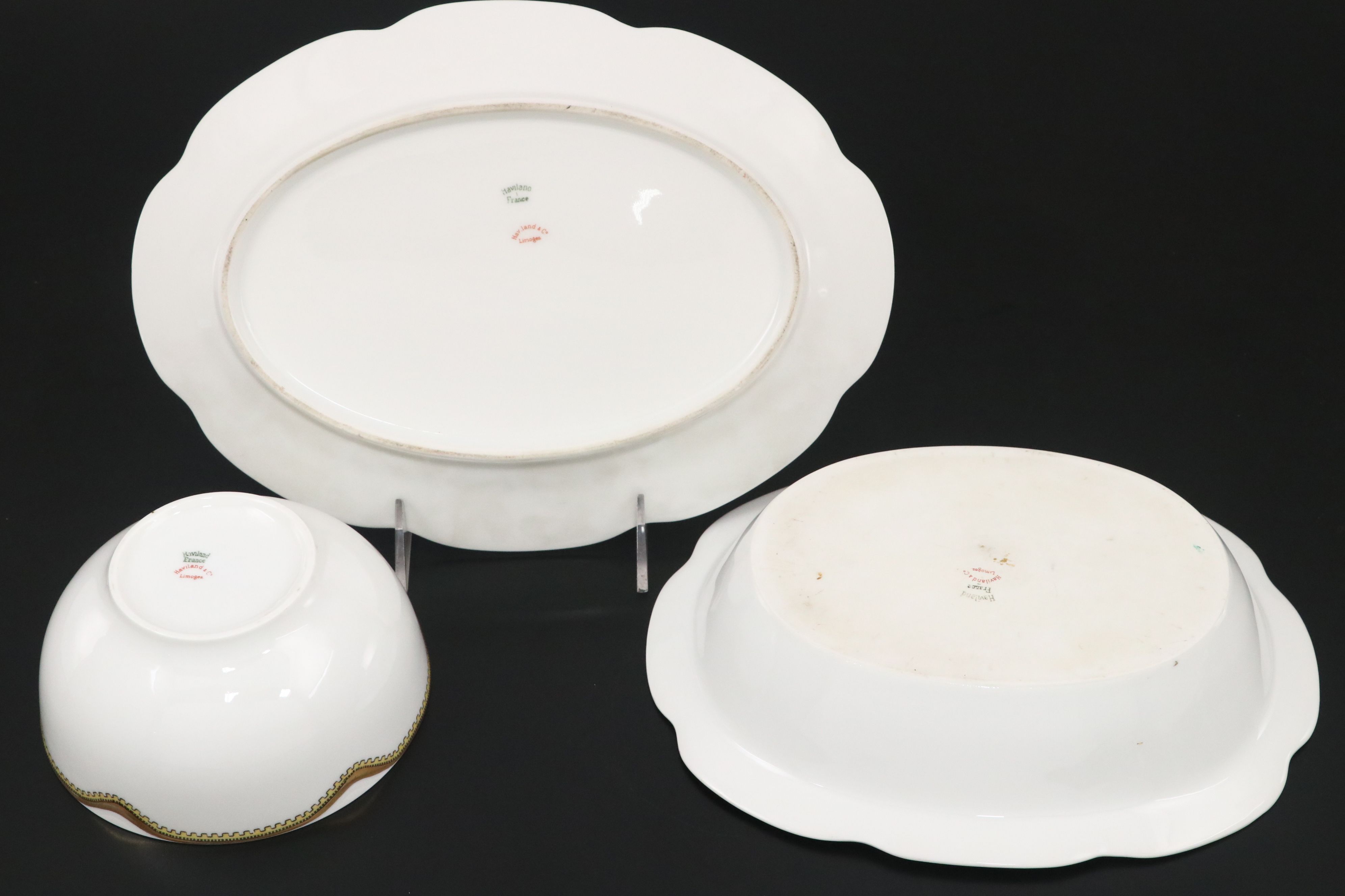 John Maddock & Sons Tureen with Haviland and Other Limoges Tableware