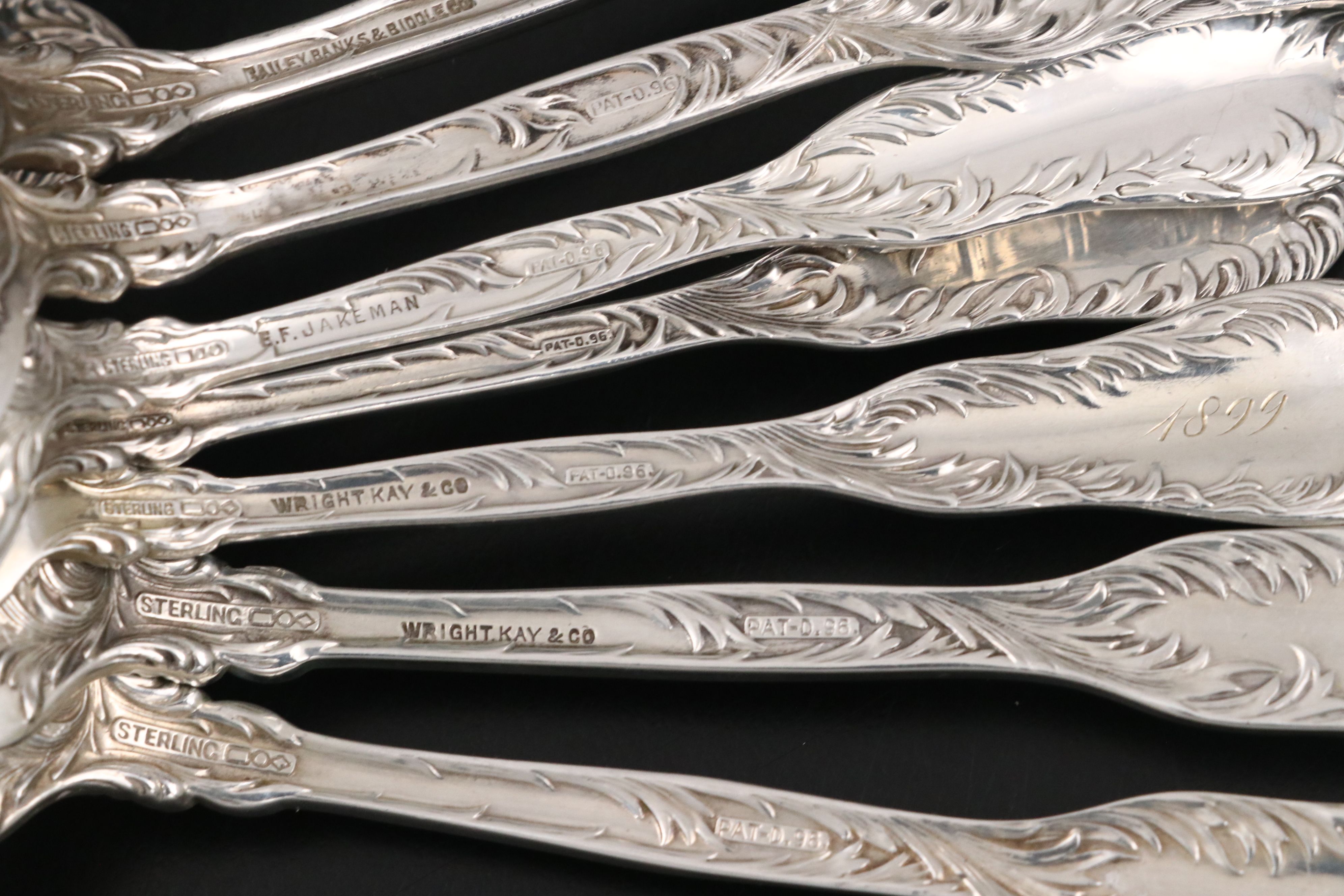 Dominick & Haff "Number 10" Sterling Silver Flatware Set and Chest