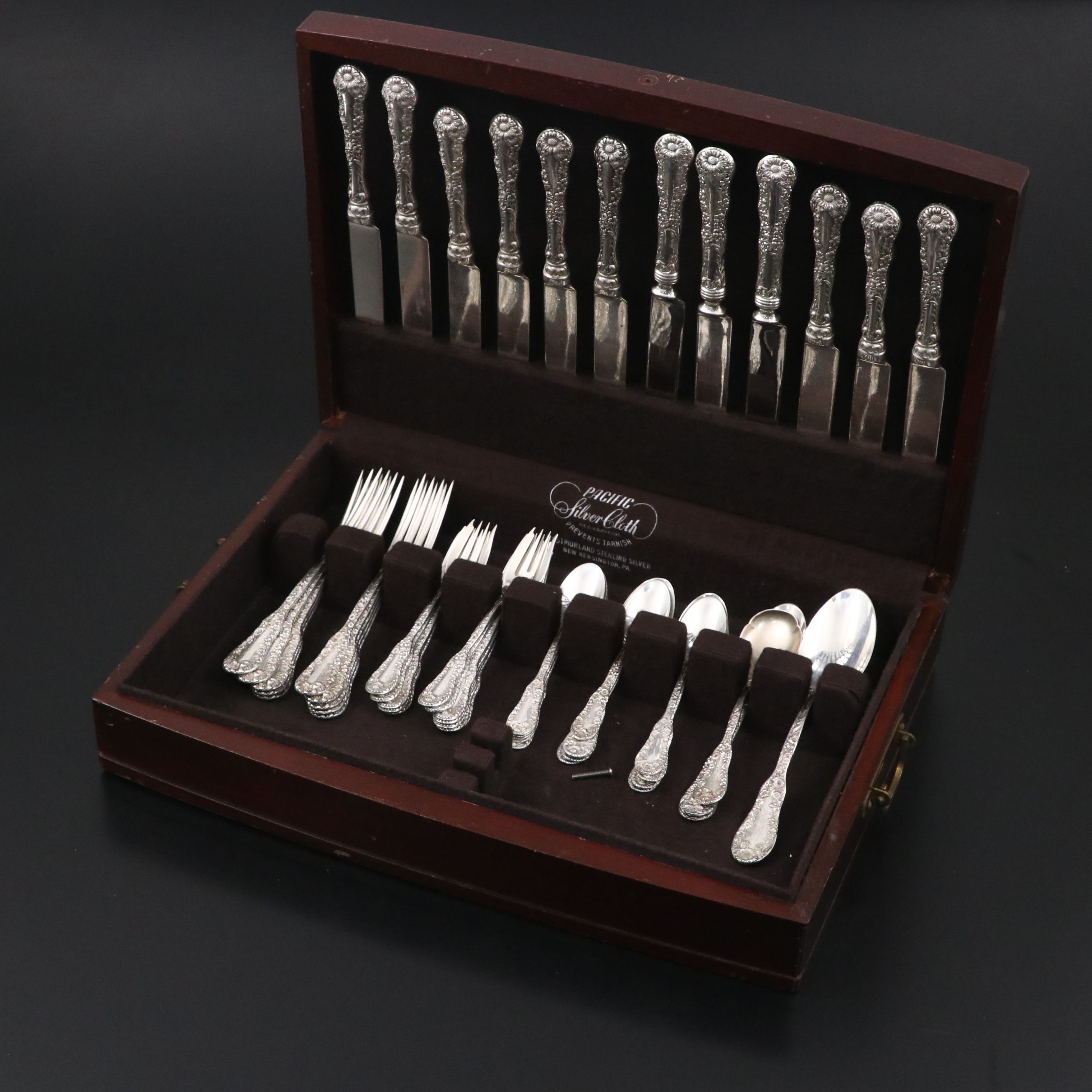 Dominick & Haff "Number 10" Sterling Silver Flatware Set and Chest