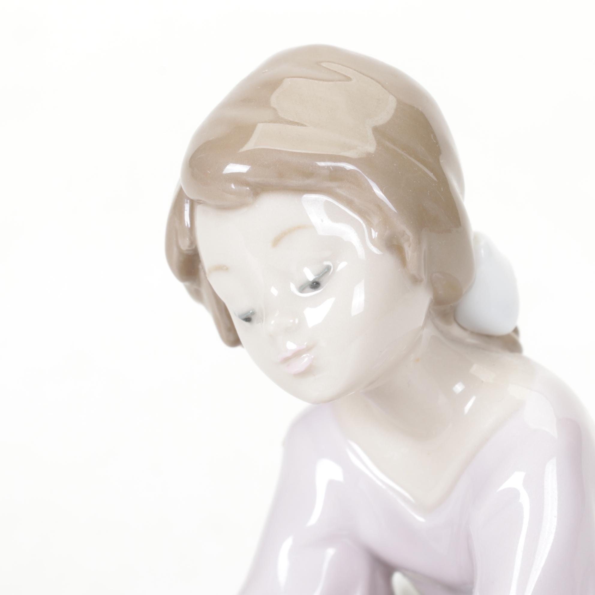 Lladró "Best Friend" Porcelain Figurine Designed by Francisco Polope, 1993