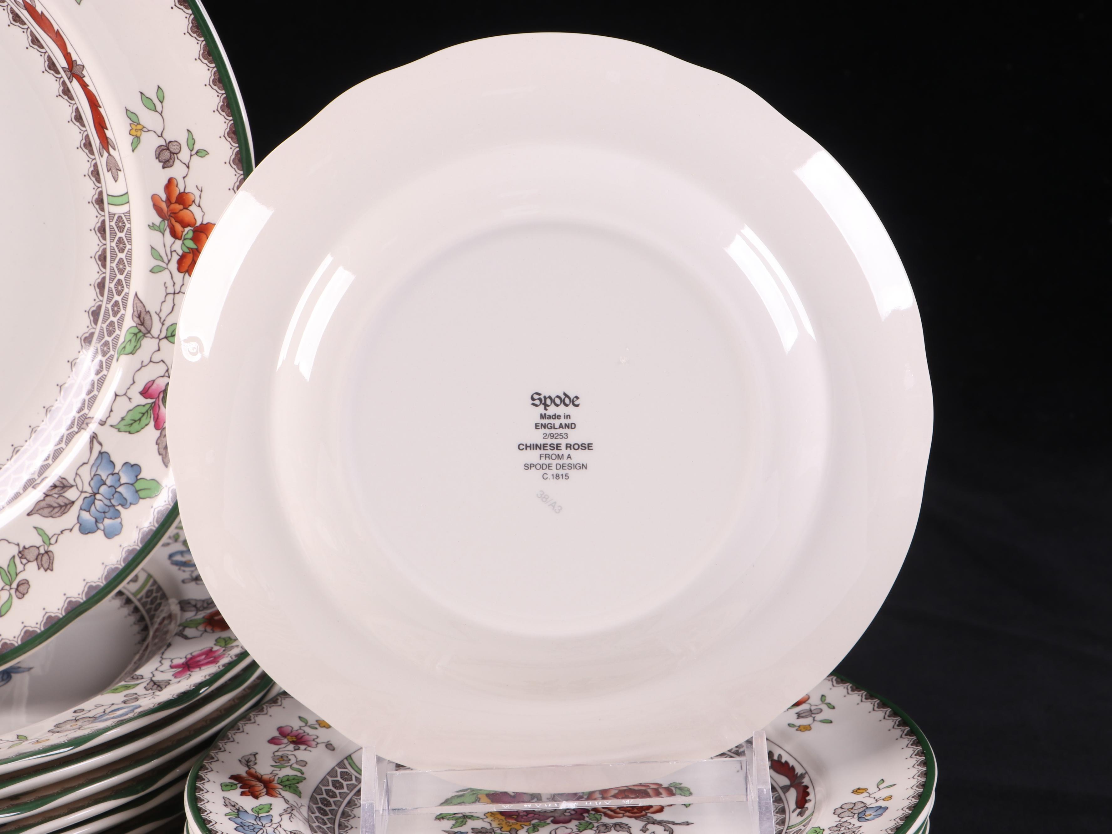 Spode "Chinese Rose" Porcelain Dinnerware