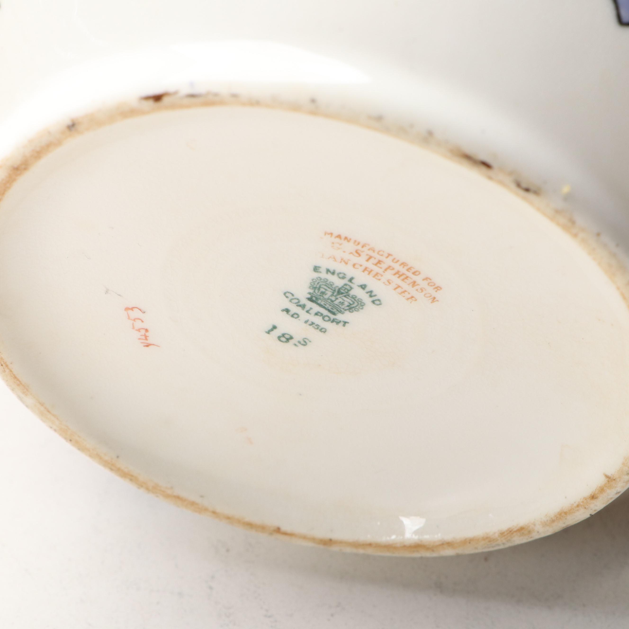 Wood & Sons "Wincaton" Jug with Other English Teapots and Bowl