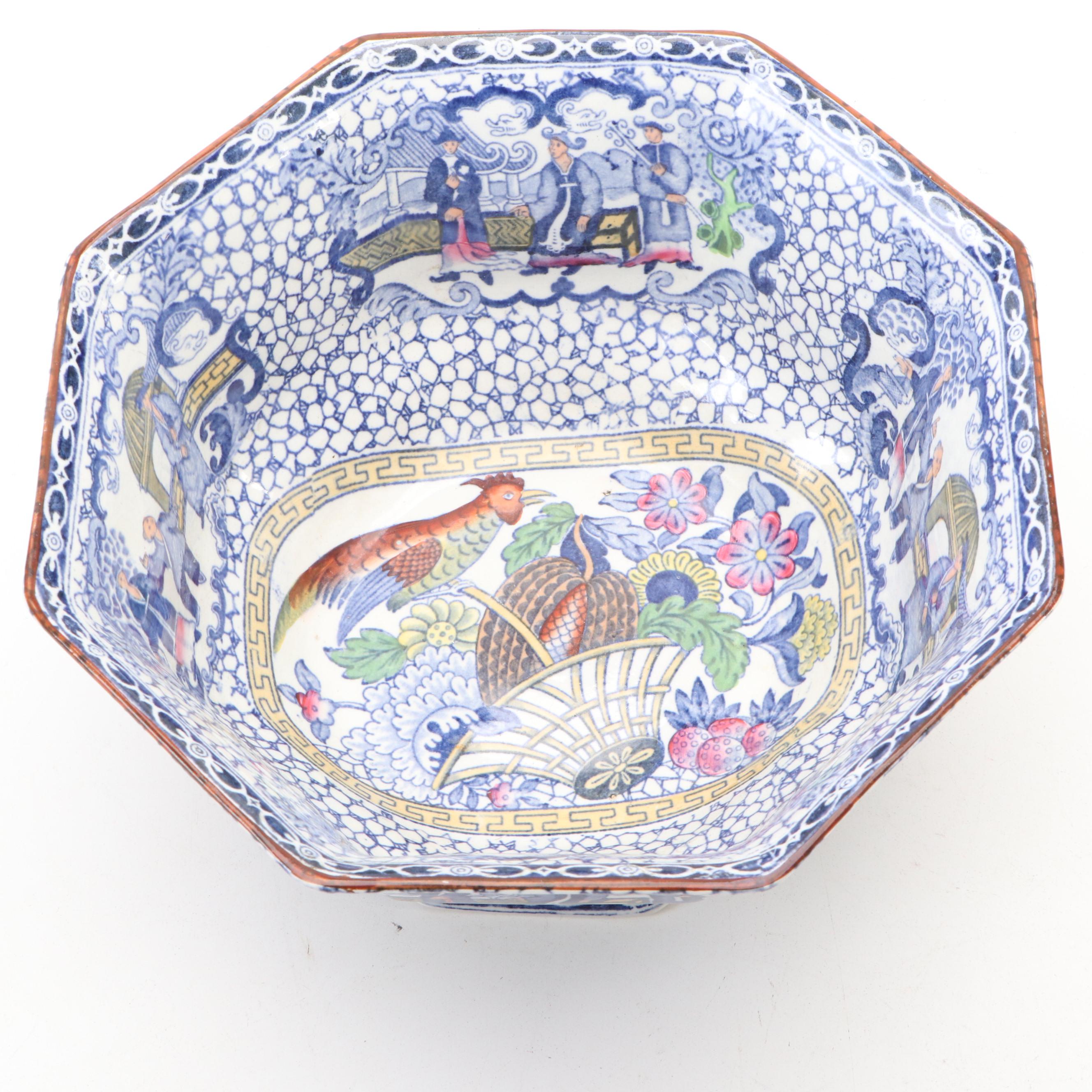 Wood & Sons "Wincaton" Jug with Other English Teapots and Bowl