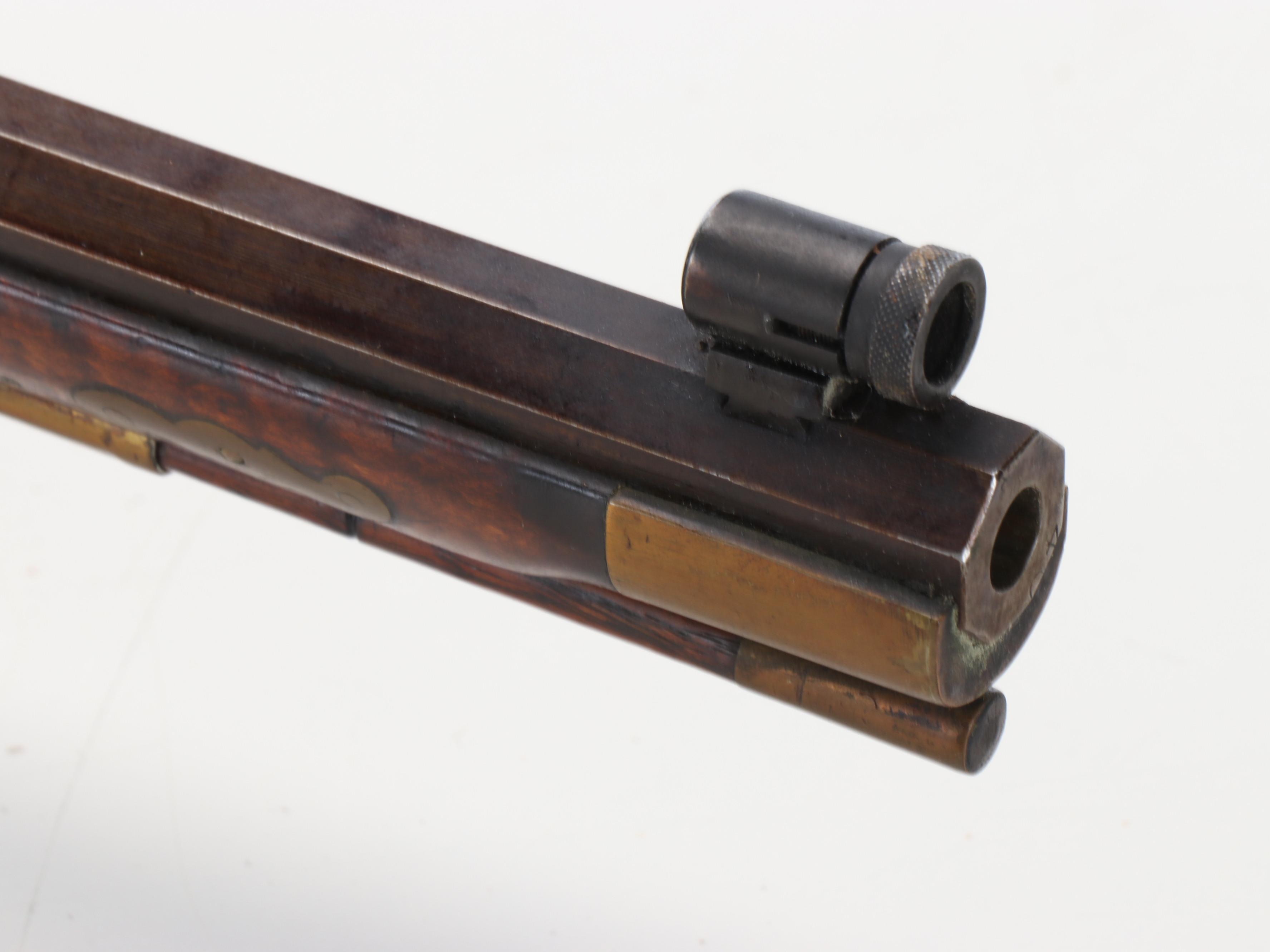 Paul Green No. 1 Blackpowder Rifle with Softside Rifle Case and Ramrod