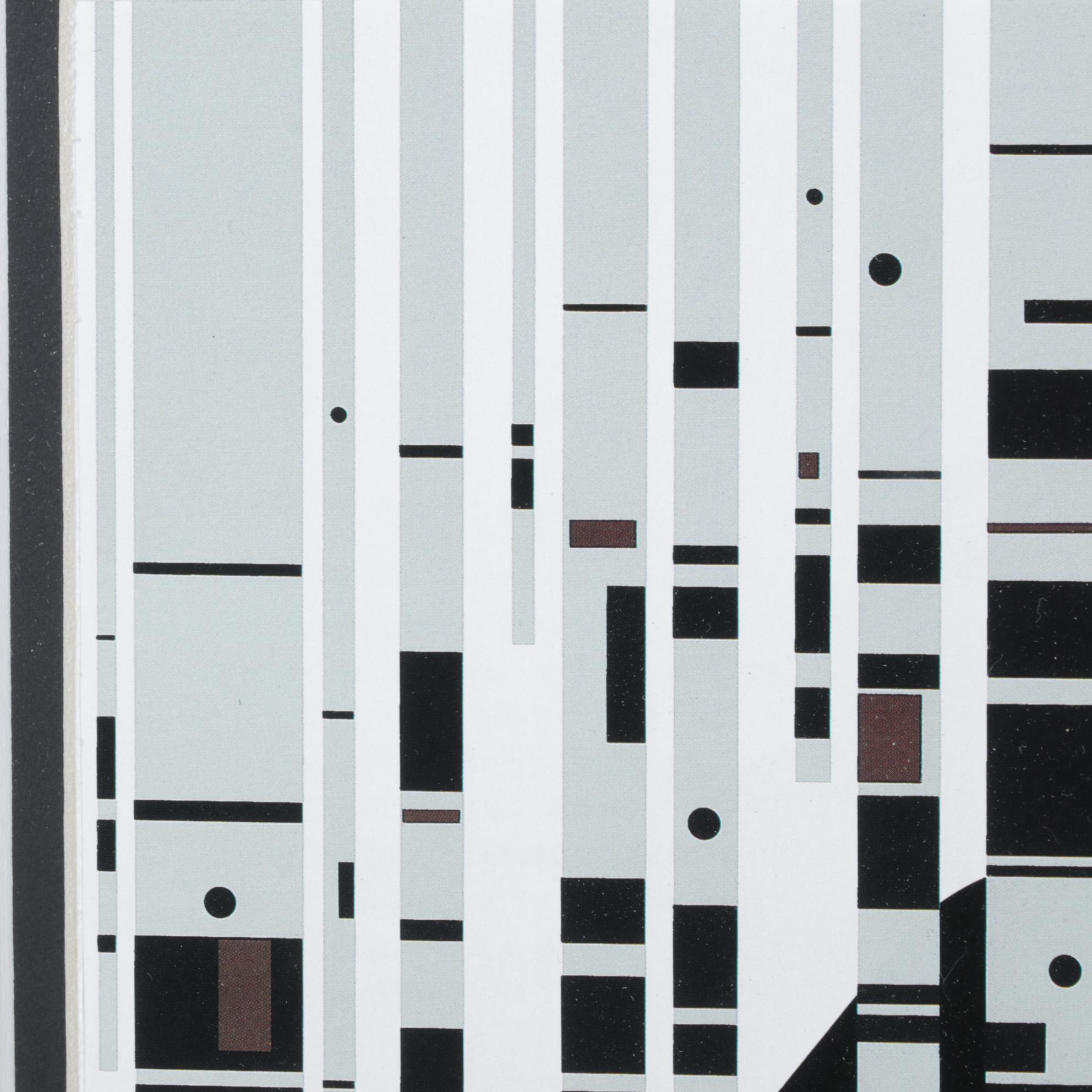 Offset Lithograph After Charley Harper "Bear In The Birches"