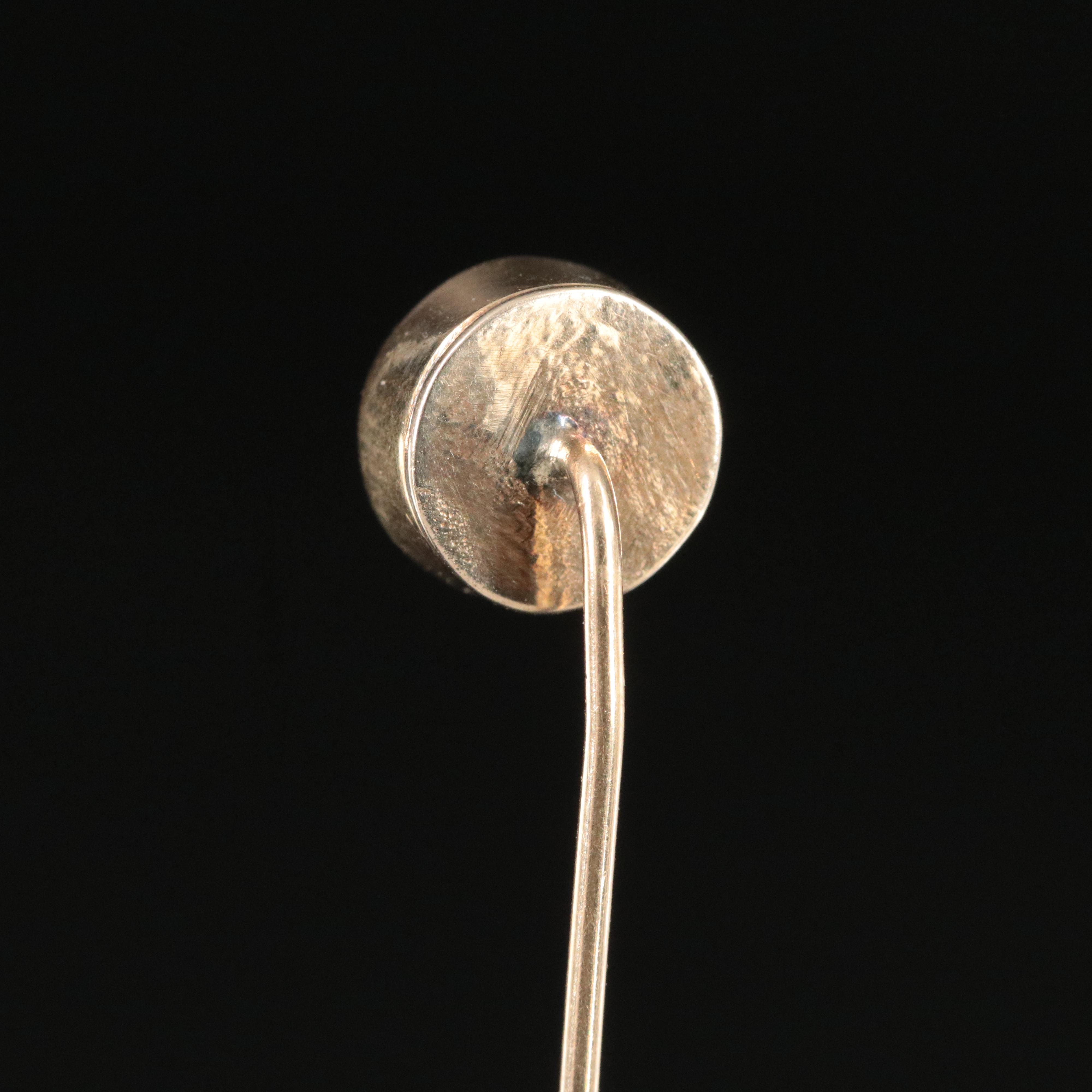 Vintage 14K CZ Stickpin
