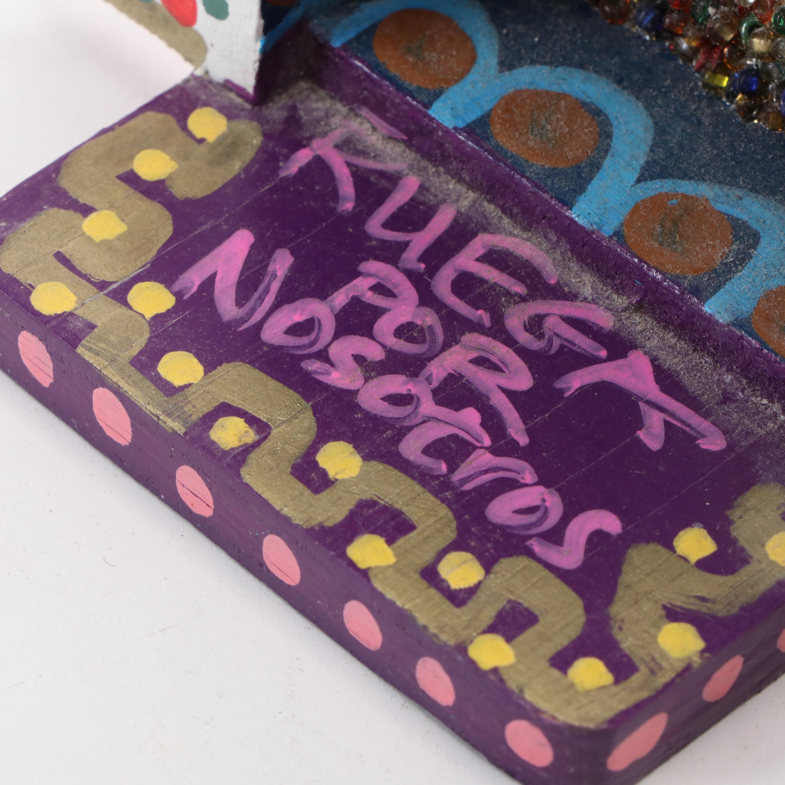 "Virgen con Corazon y Maguey" After Santa Barraza and Religious Art Collection