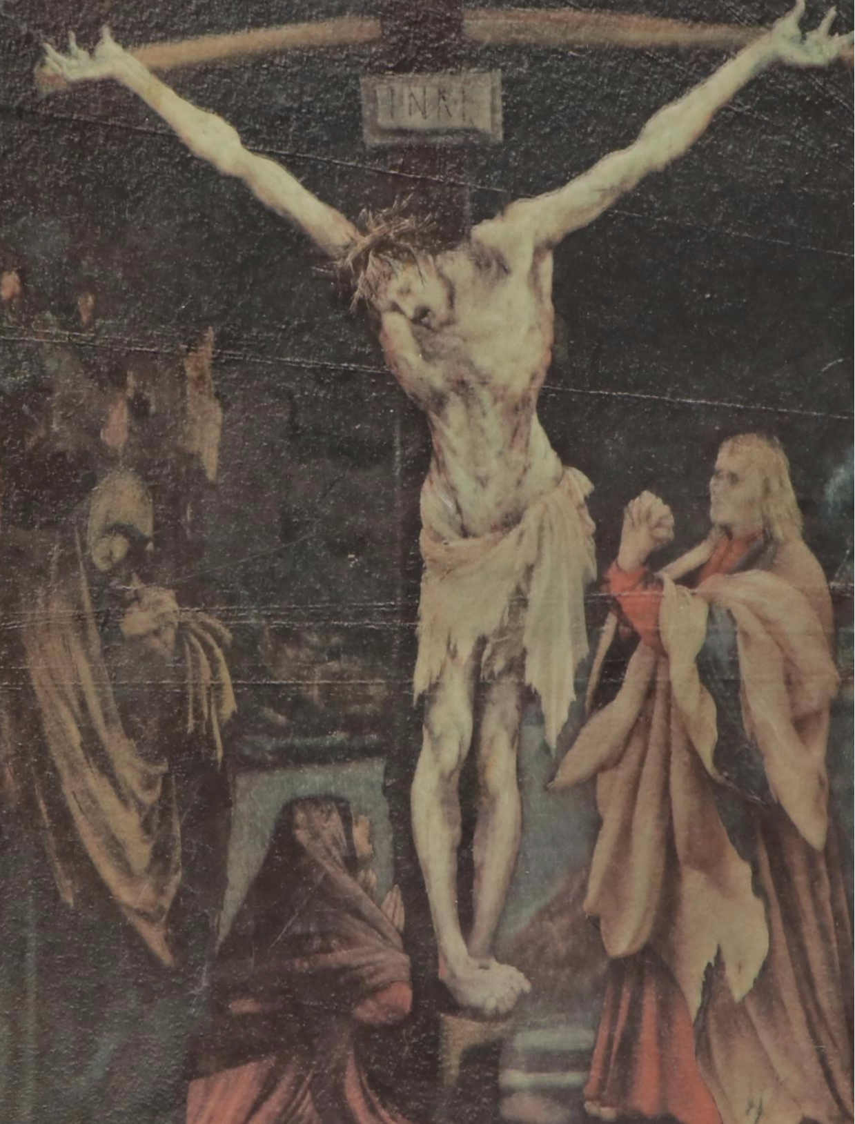 "Virgen con Corazon y Maguey" After Santa Barraza and Religious Art Collection