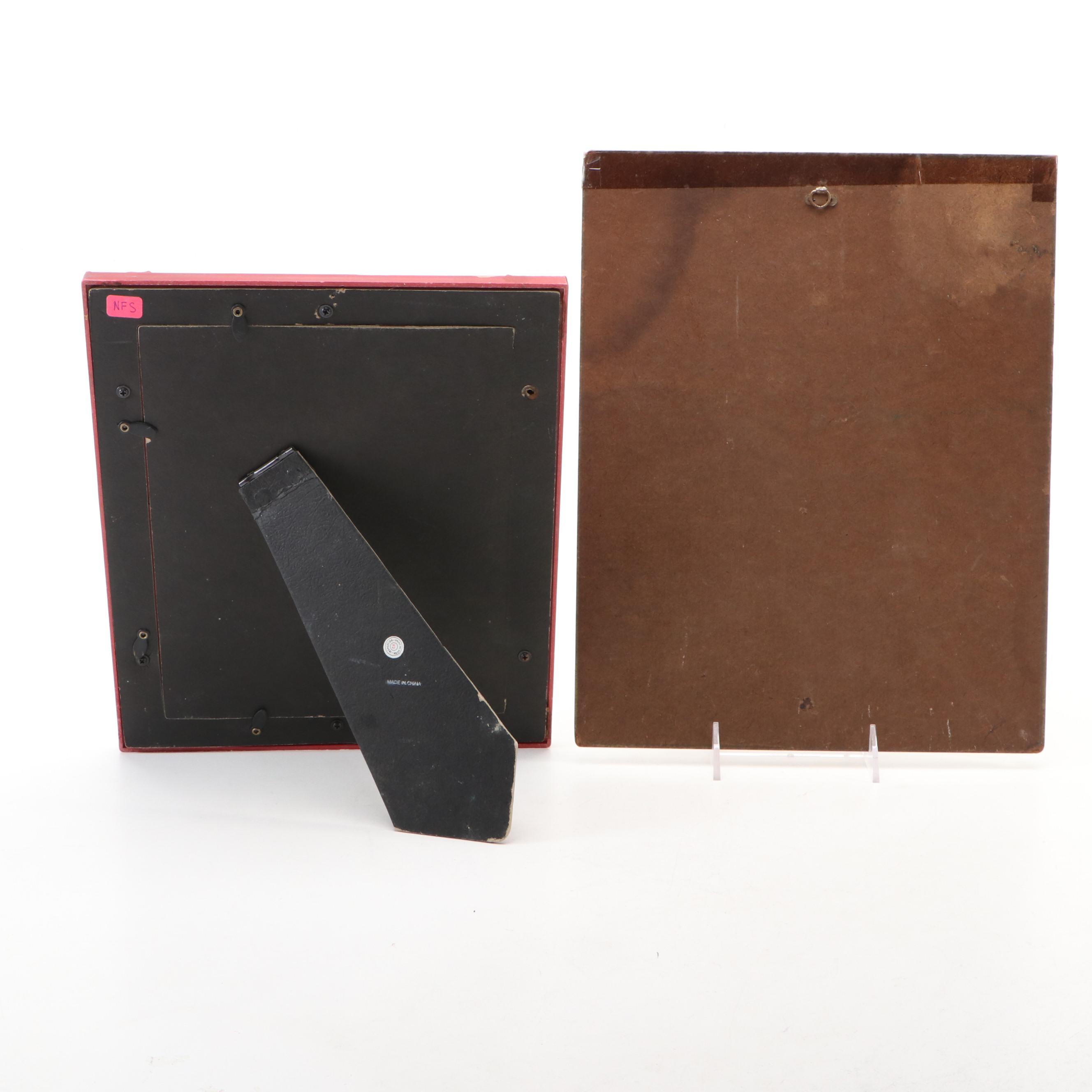 "Virgen con Corazon y Maguey" After Santa Barraza and Religious Art Collection