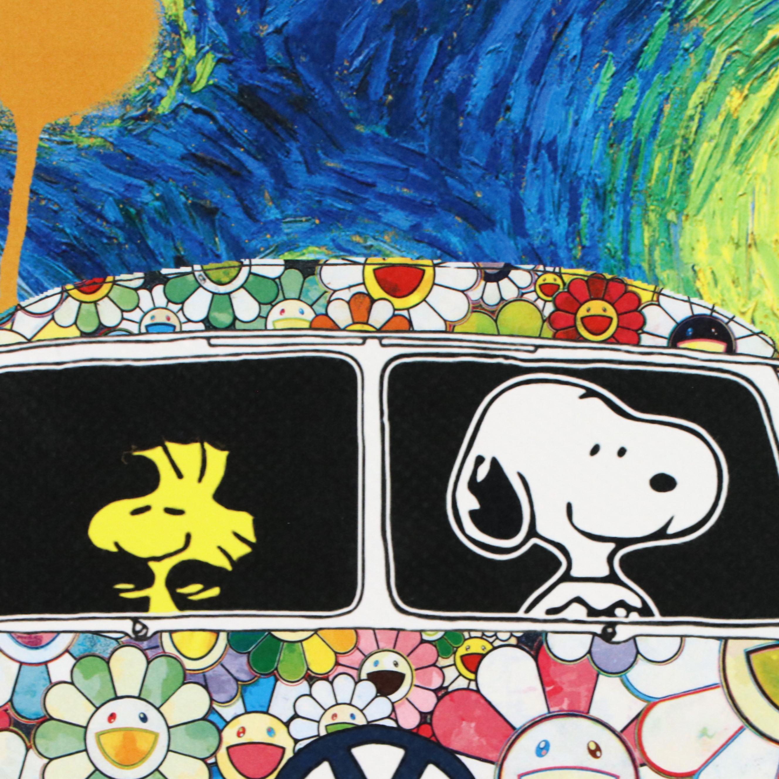 Death NYC Graphic Digital Print Featuring Peanuts x Van Gogh, 2023