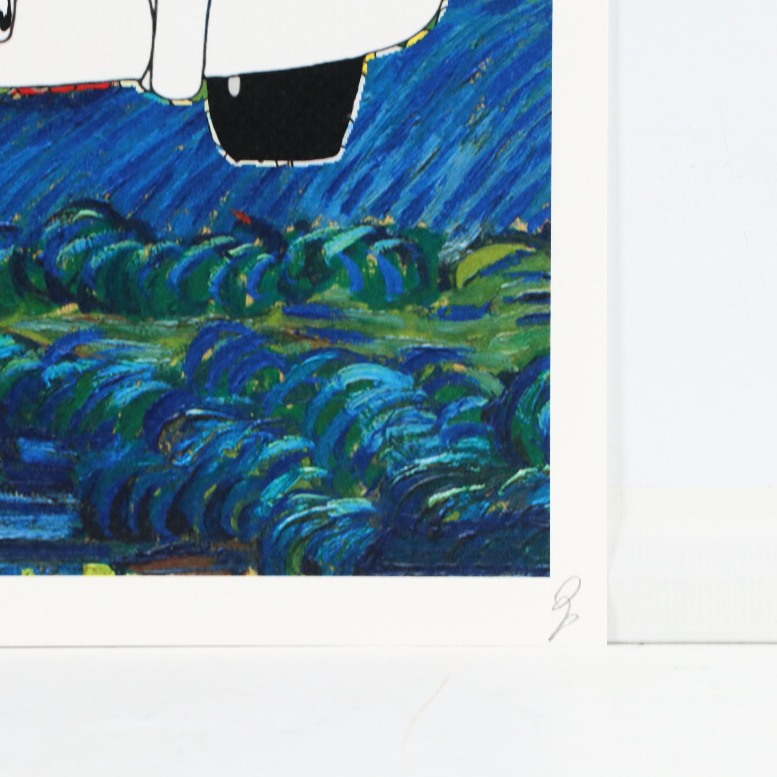 Death NYC Graphic Digital Print Featuring Peanuts x Van Gogh, 2023