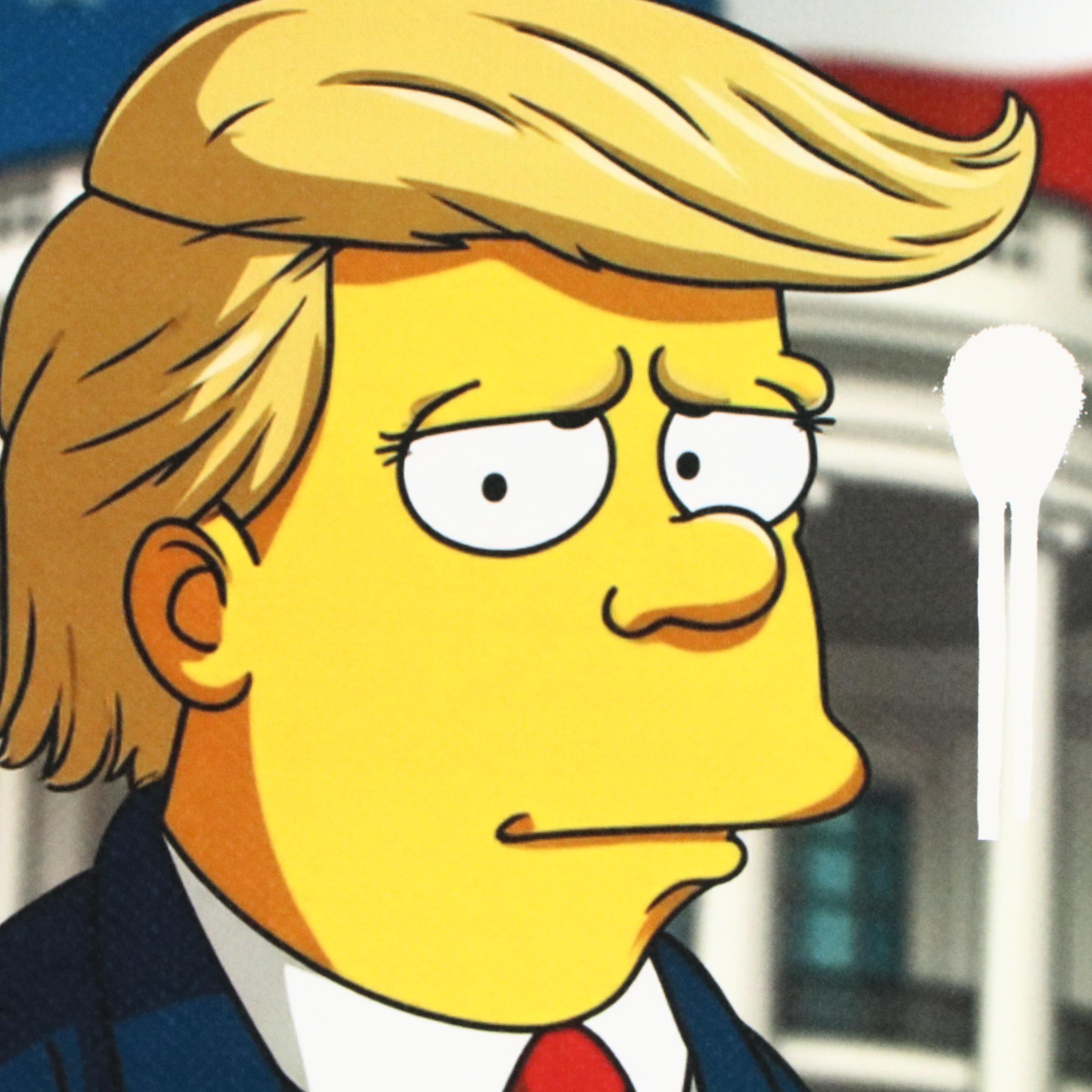 Death NYC Graphic Digital Print of Donald Trump from "The Simpsons," 2024