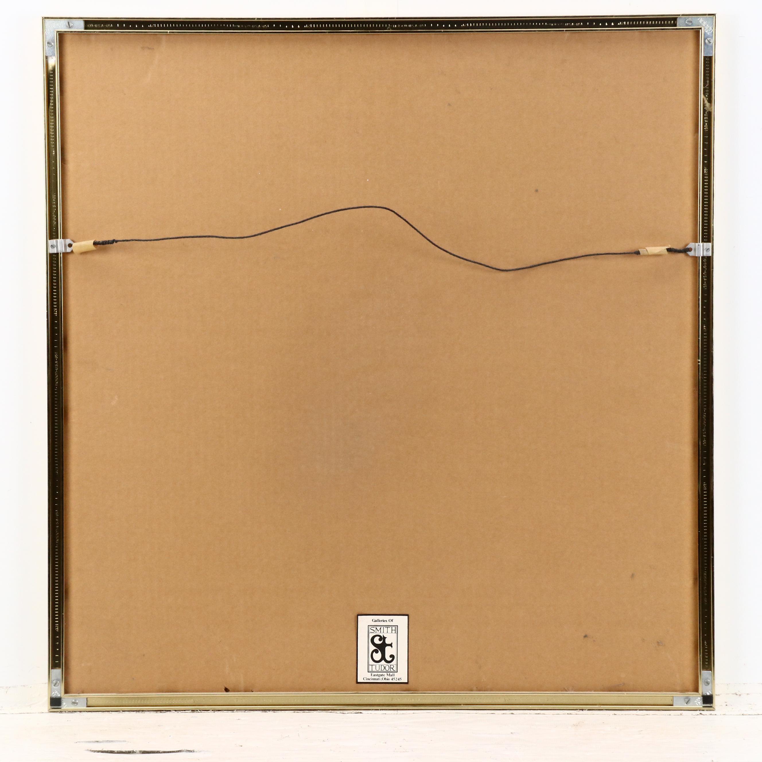 Offset Lithograph After Norman Rockwell "Road Block"