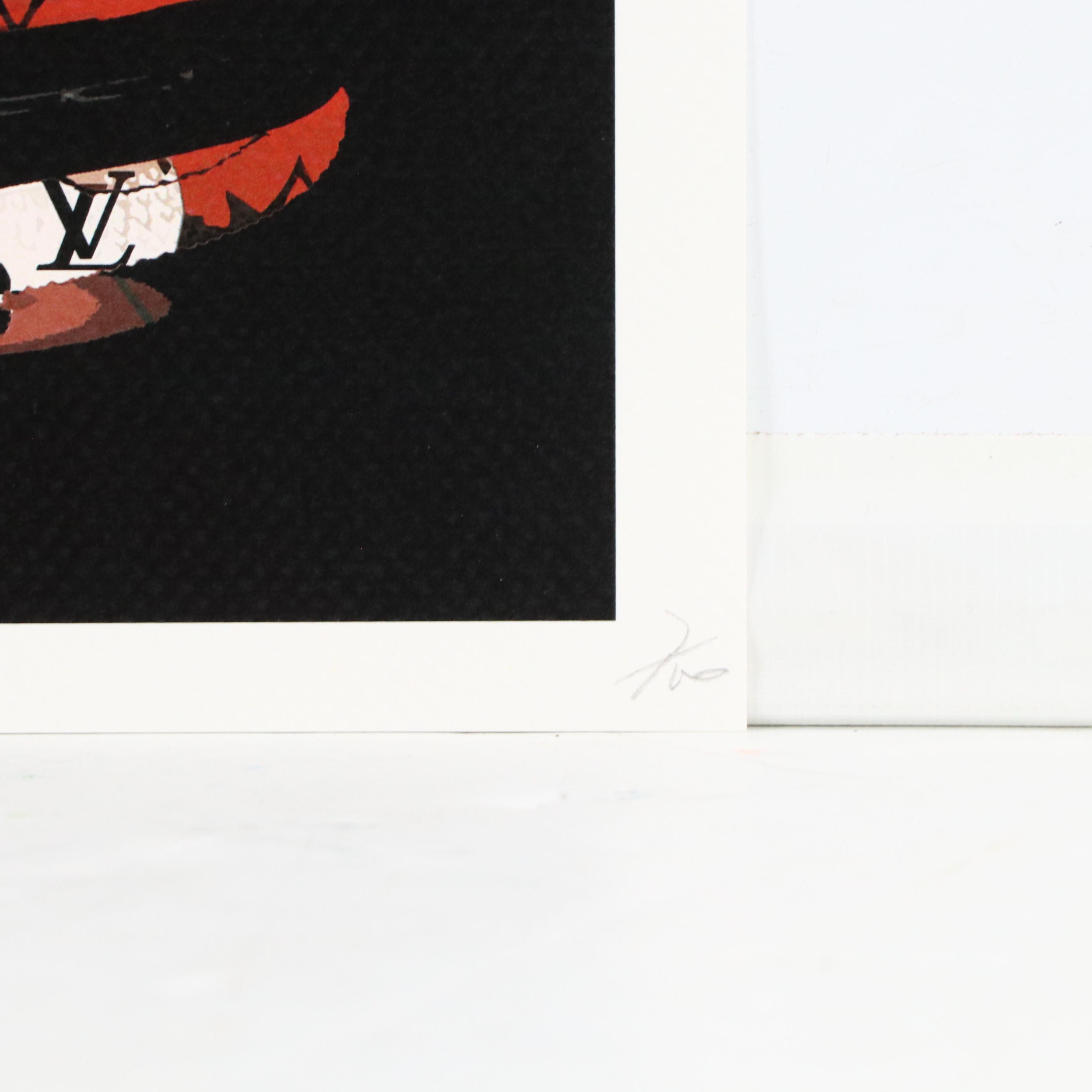 Death NYC Graphic Digital Print Featuring Nike Air Jordans x Louis Vuitton, 2023