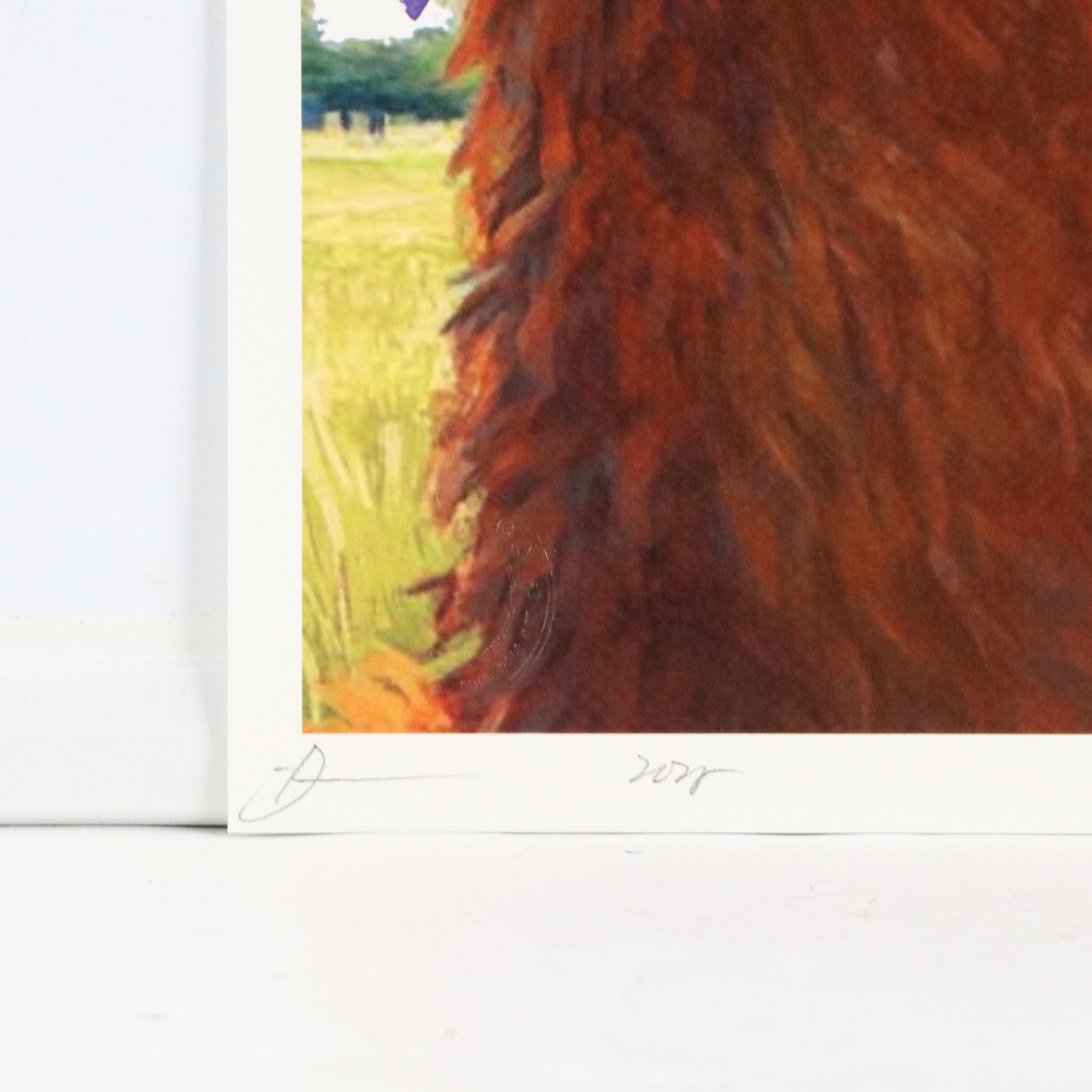 Death NYC Graphic Digital Print Homage to Louis Vuitton x Funny Llamas, 2025