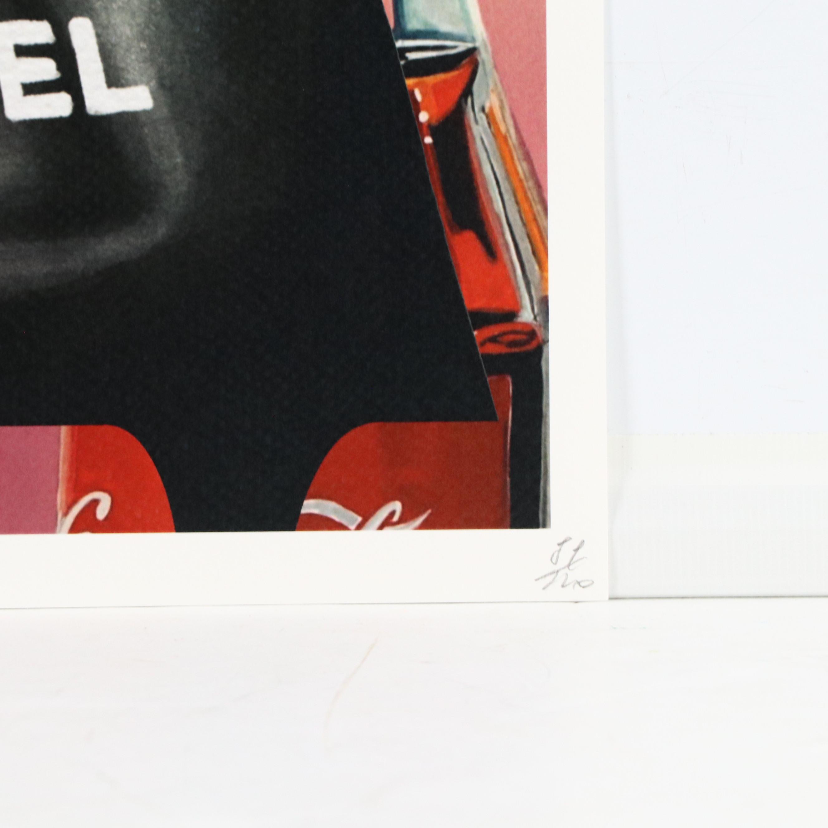 Death NYC Graphic Digital Print Featuring Chanel Cat, 21st Century