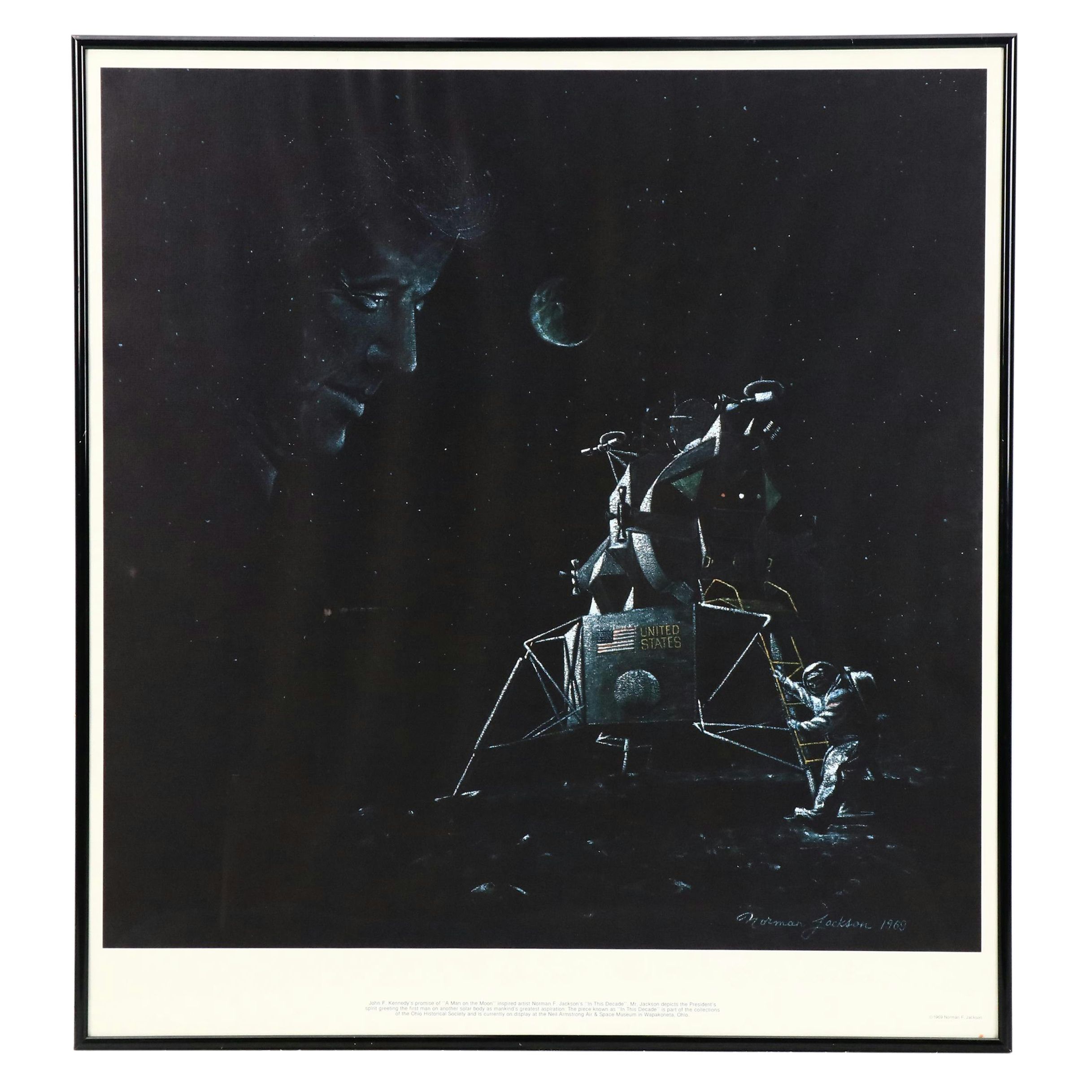 Offset Lithograph After Norman F. Jackson "In This Decade," 1969