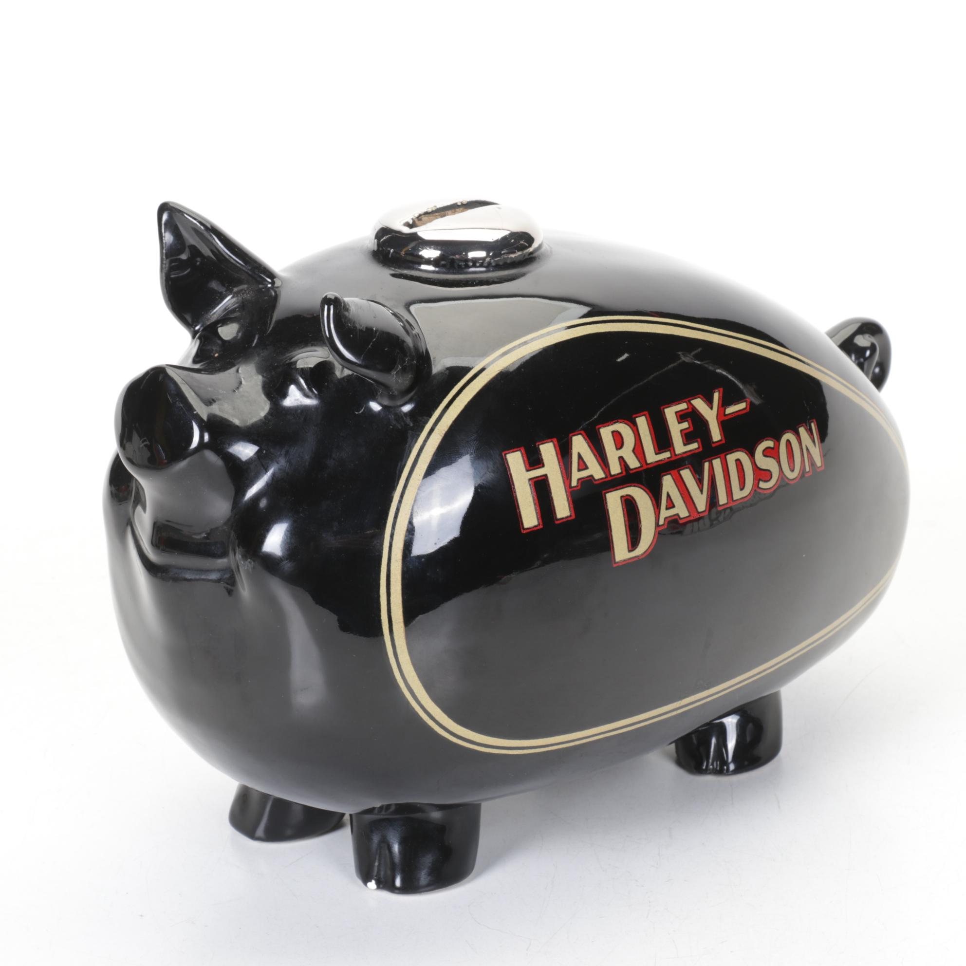 Harley-Davidson Gas Tank Piggy Bank, 1982