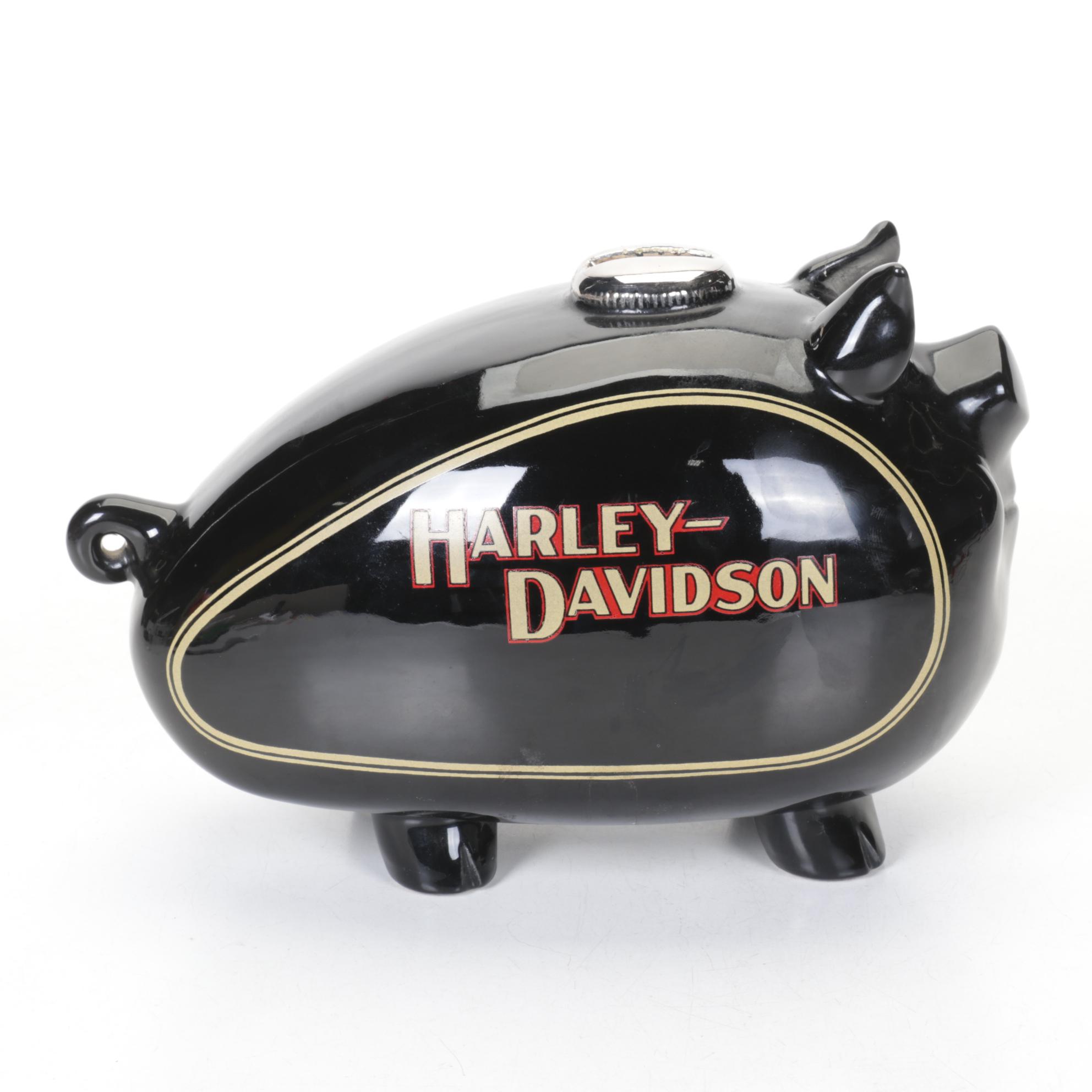 Harley-Davidson Gas Tank Piggy Bank, 1982