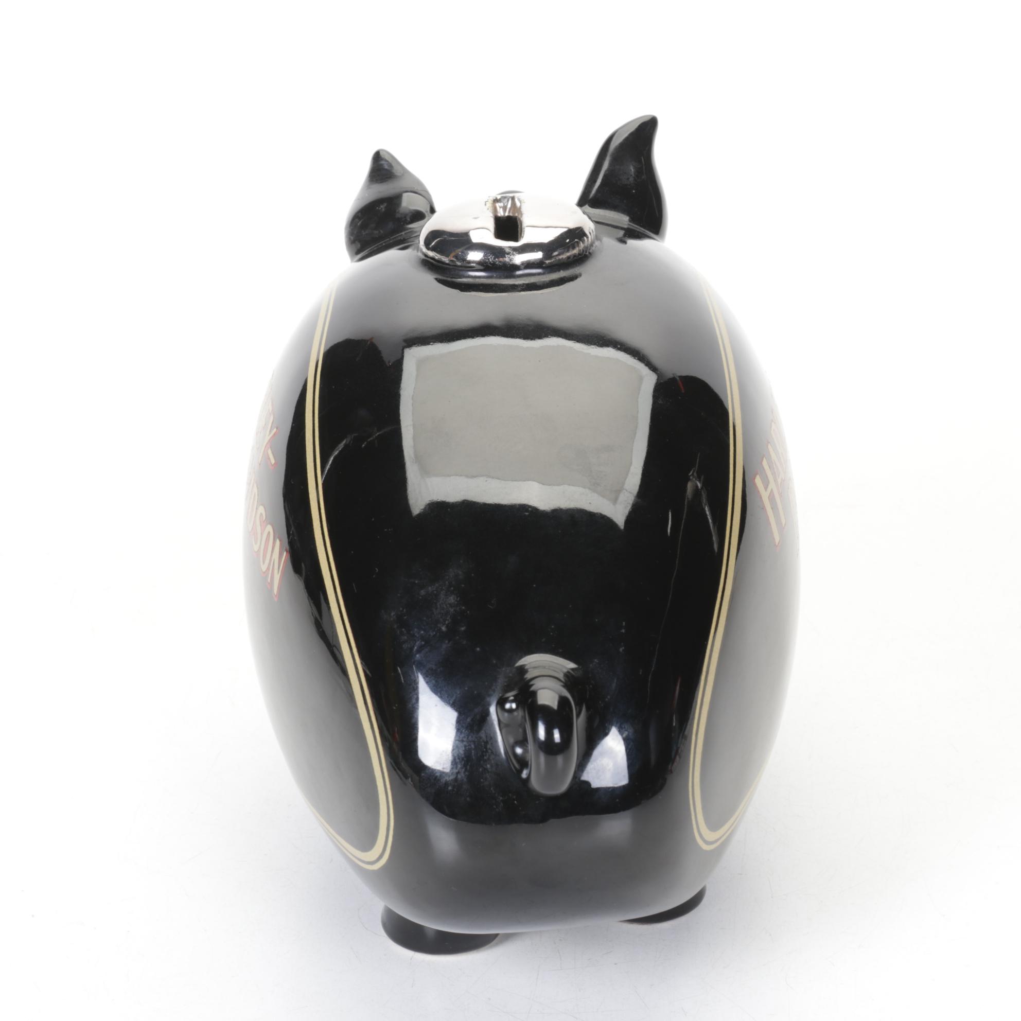 Harley-Davidson Gas Tank Piggy Bank, 1982