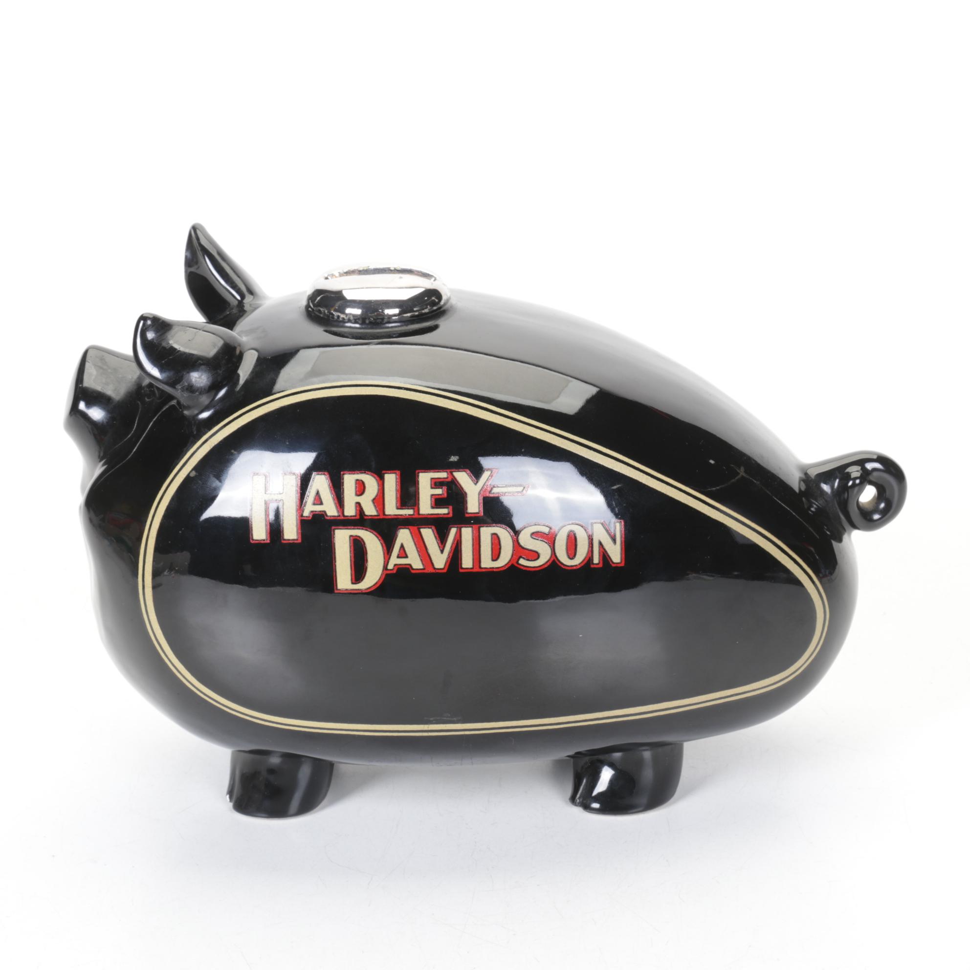 Harley-Davidson Gas Tank Piggy Bank, 1982