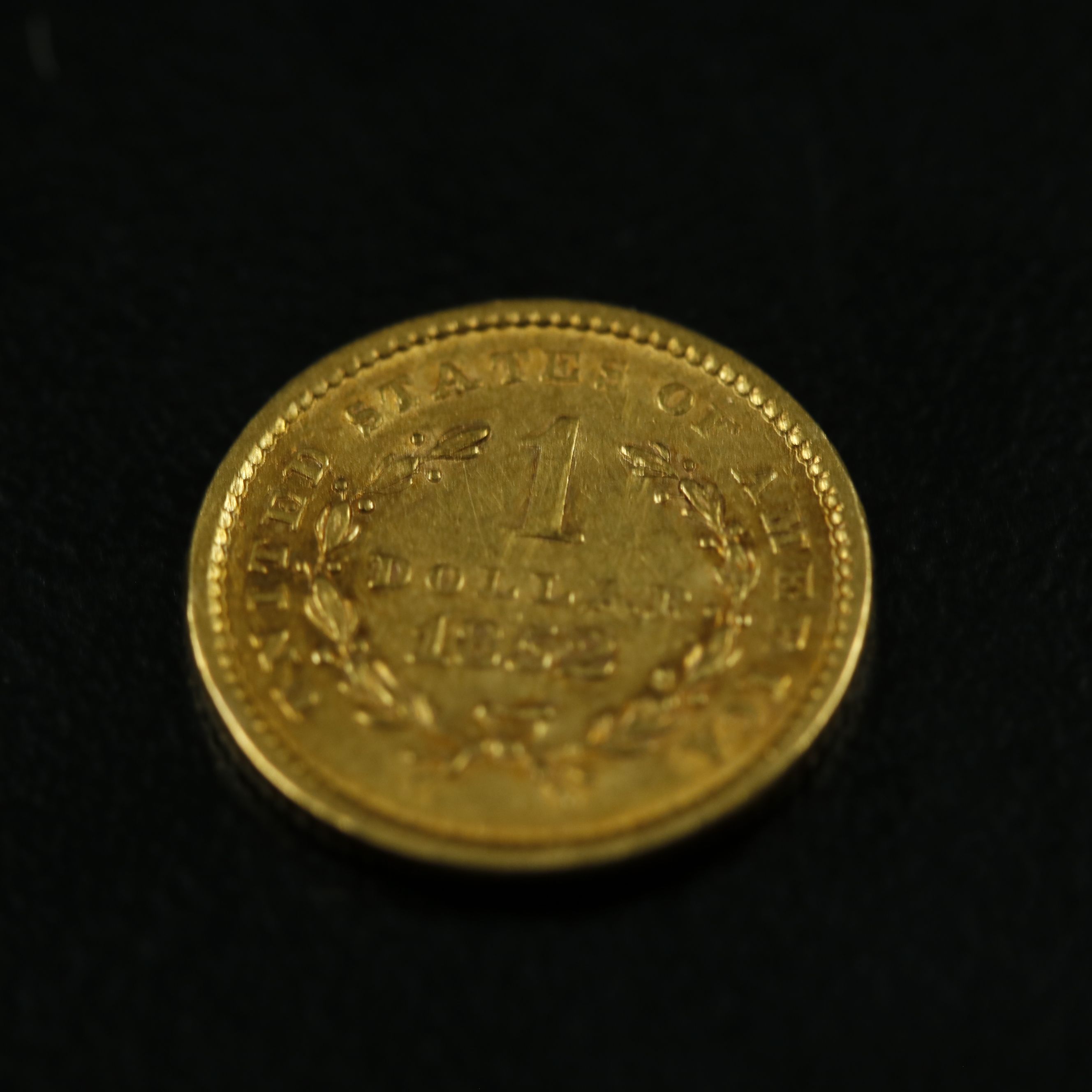 1852 Type 1 U.S. Gold Dollar