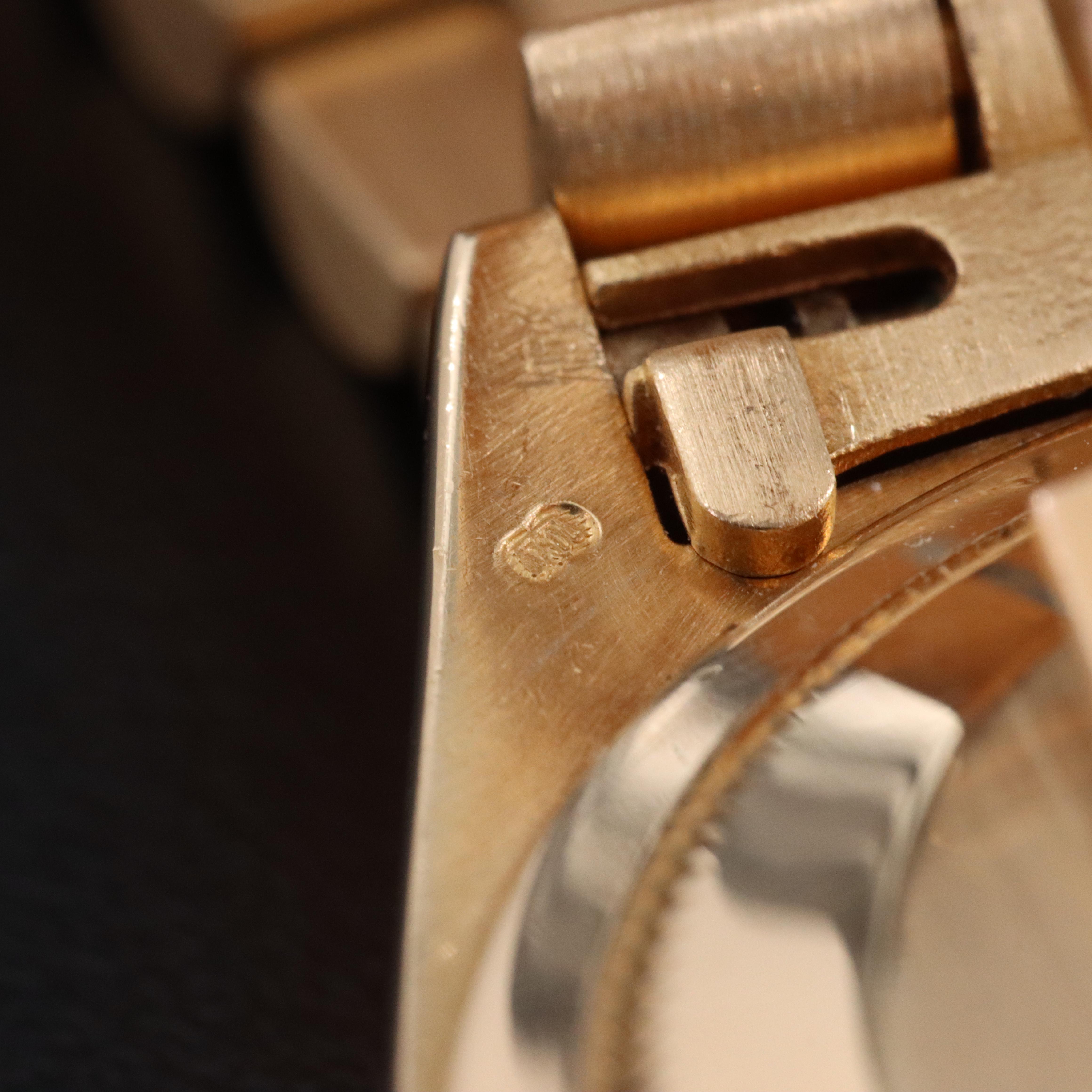 Rolex Day-Date 18238 Custom 1 CTW Diamond 18K Gold 36mm Automatic Watch