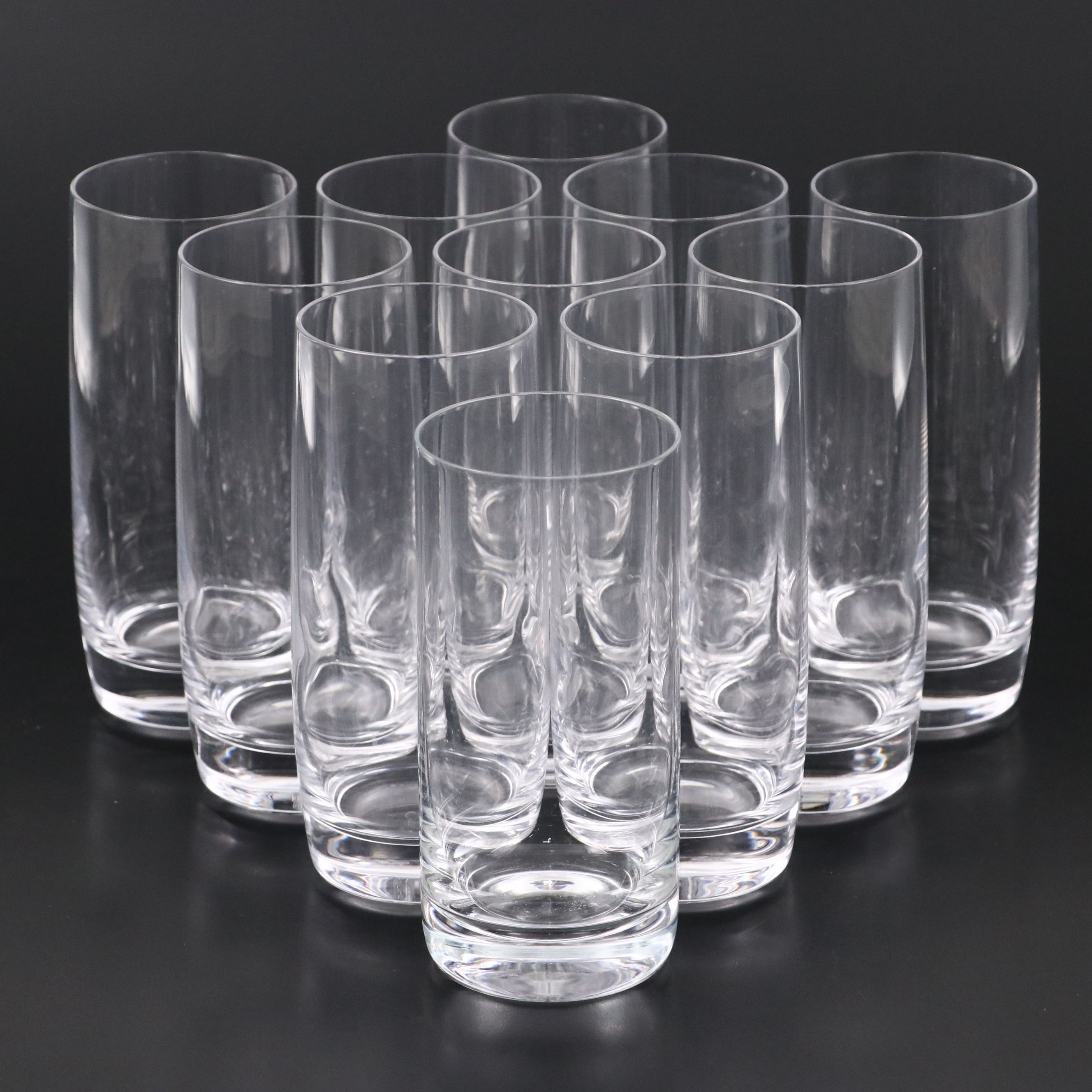 Contemporary Glass Highball Glasses