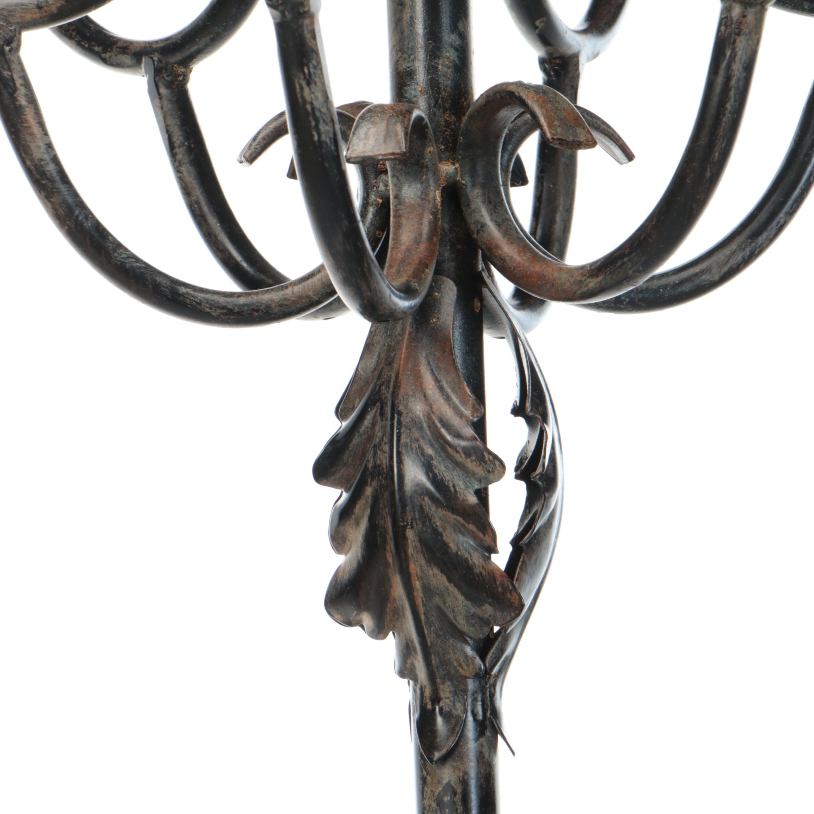 Baroque Style Floor Standing Candelabra