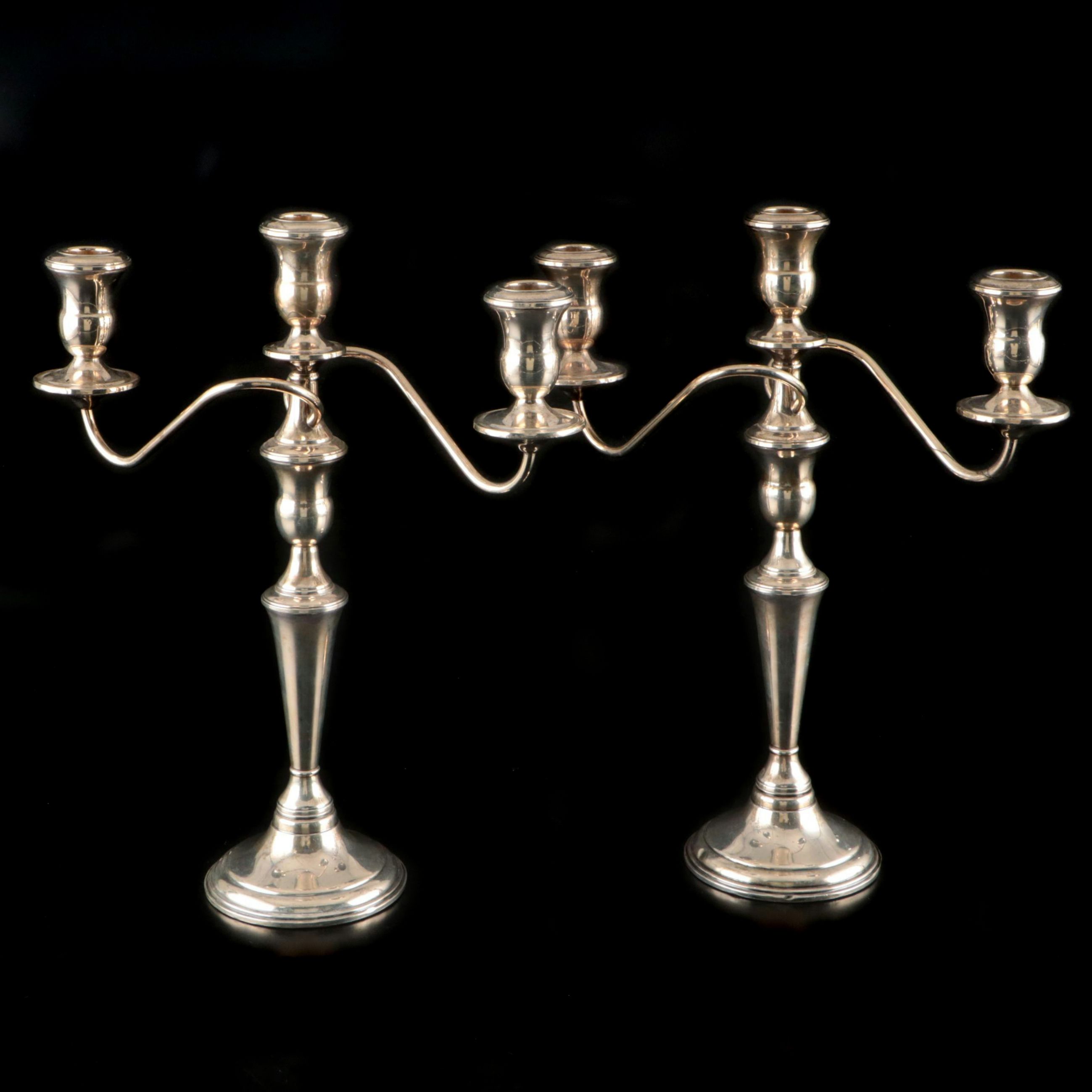 Reed & Barton Sterling Silver Candelabra
