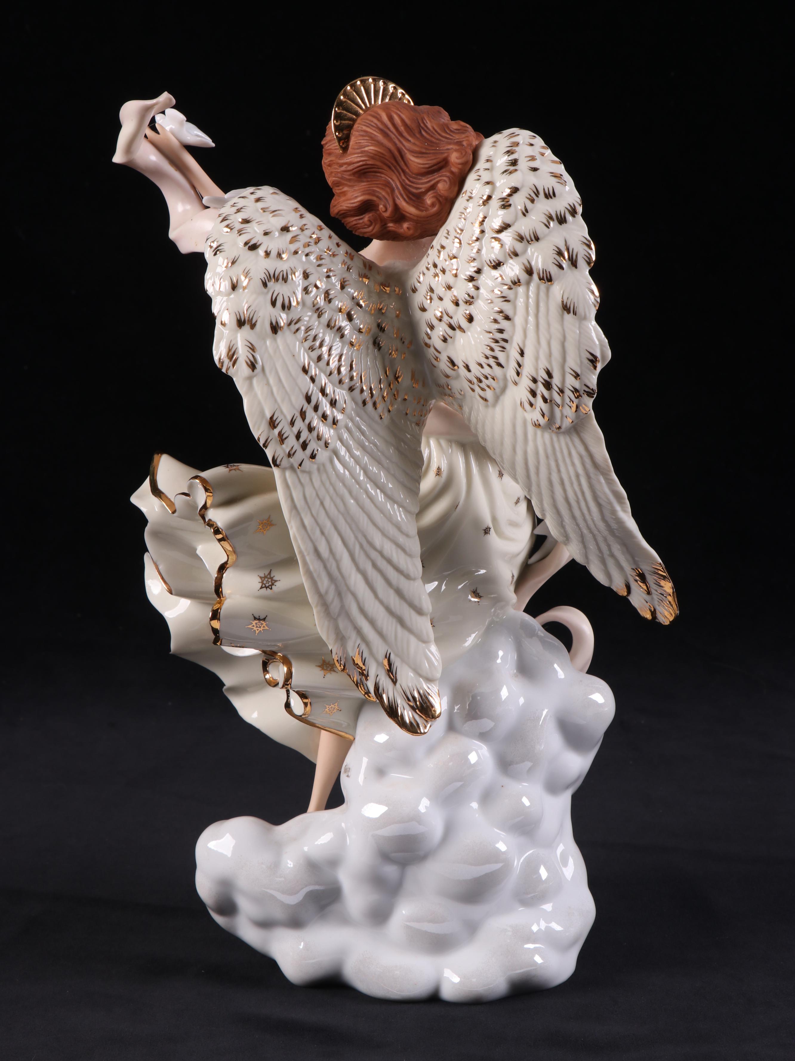 Lefton Bisque Nativity Musical Figurine, Lenox Millennium Messenger, More